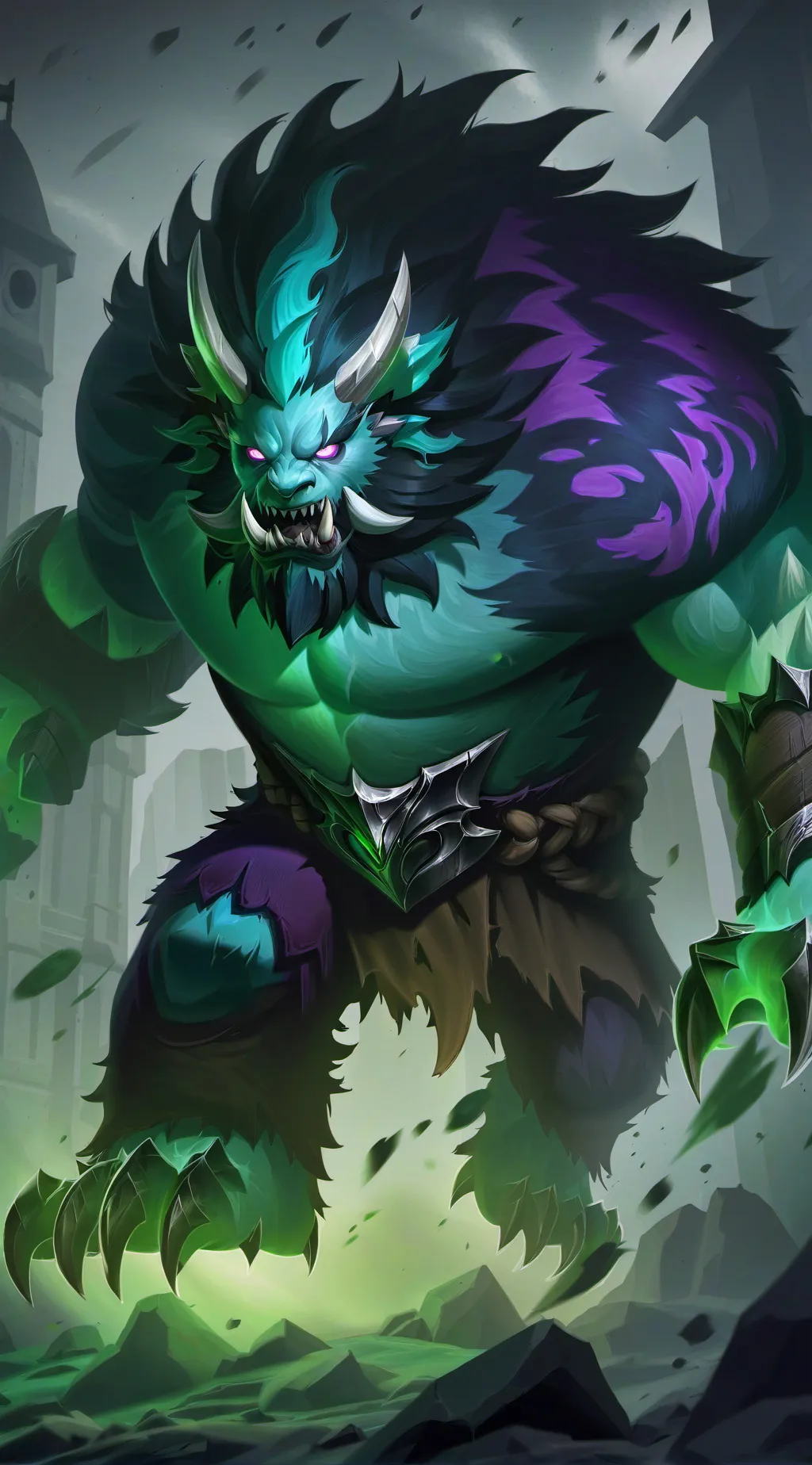 ai character: monstaaaa background