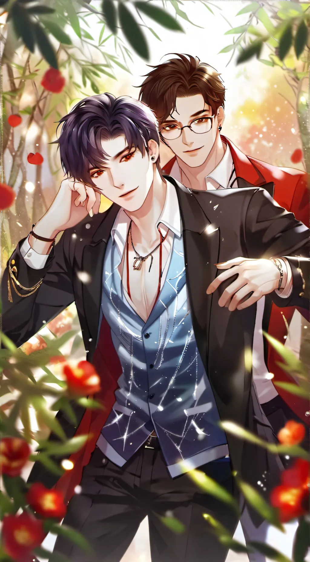 ai character: Yuki & Maki background