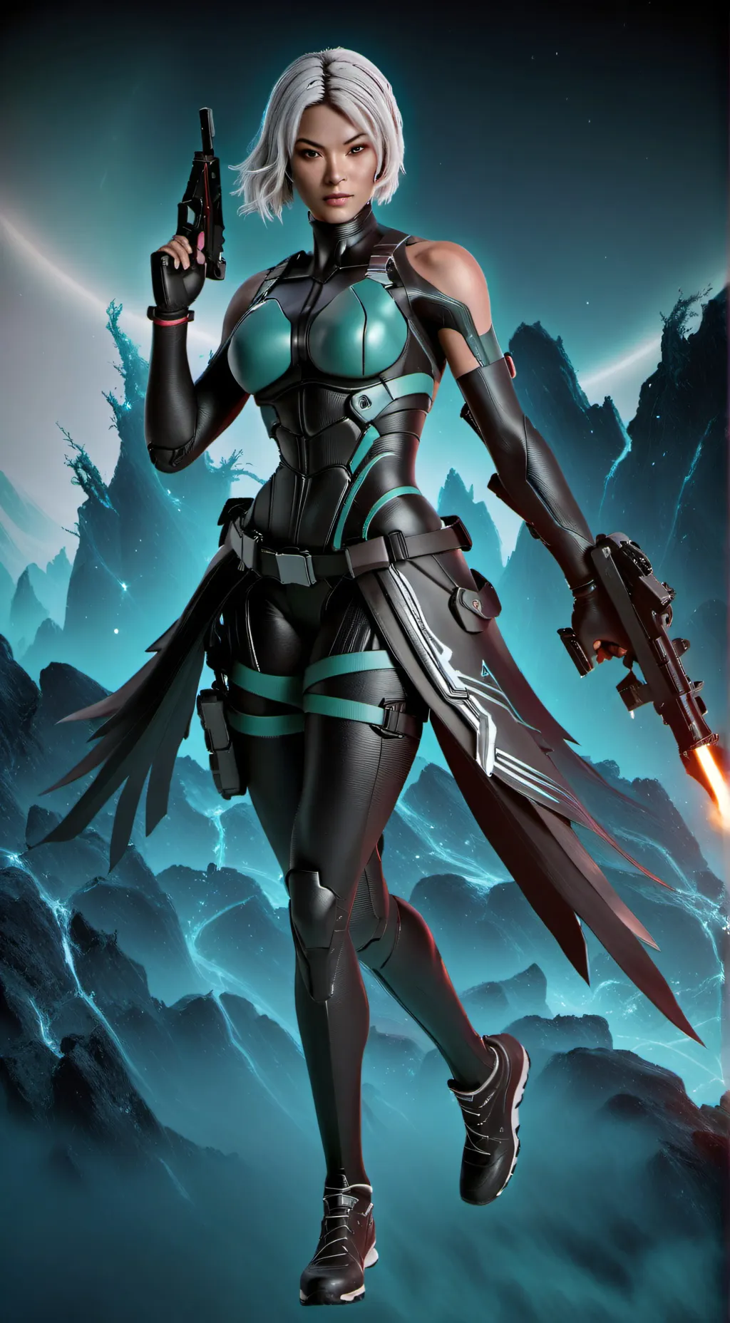 ai character: Maya Santos background
