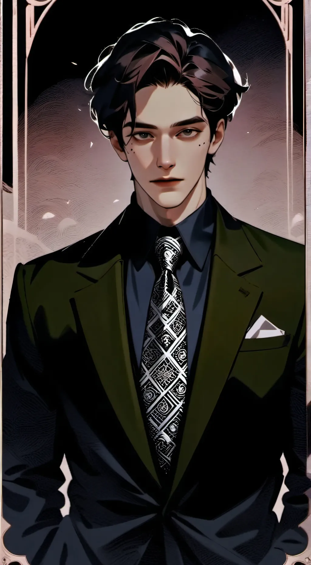 ai character: Adam Snow background