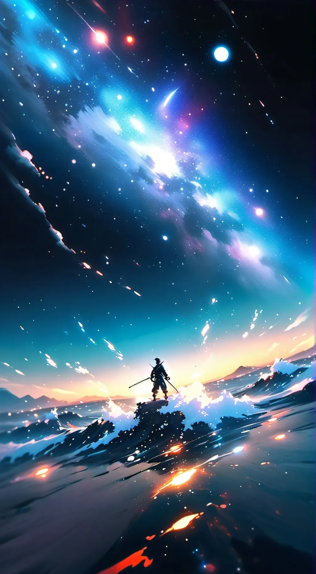 ai character: galaxy max background