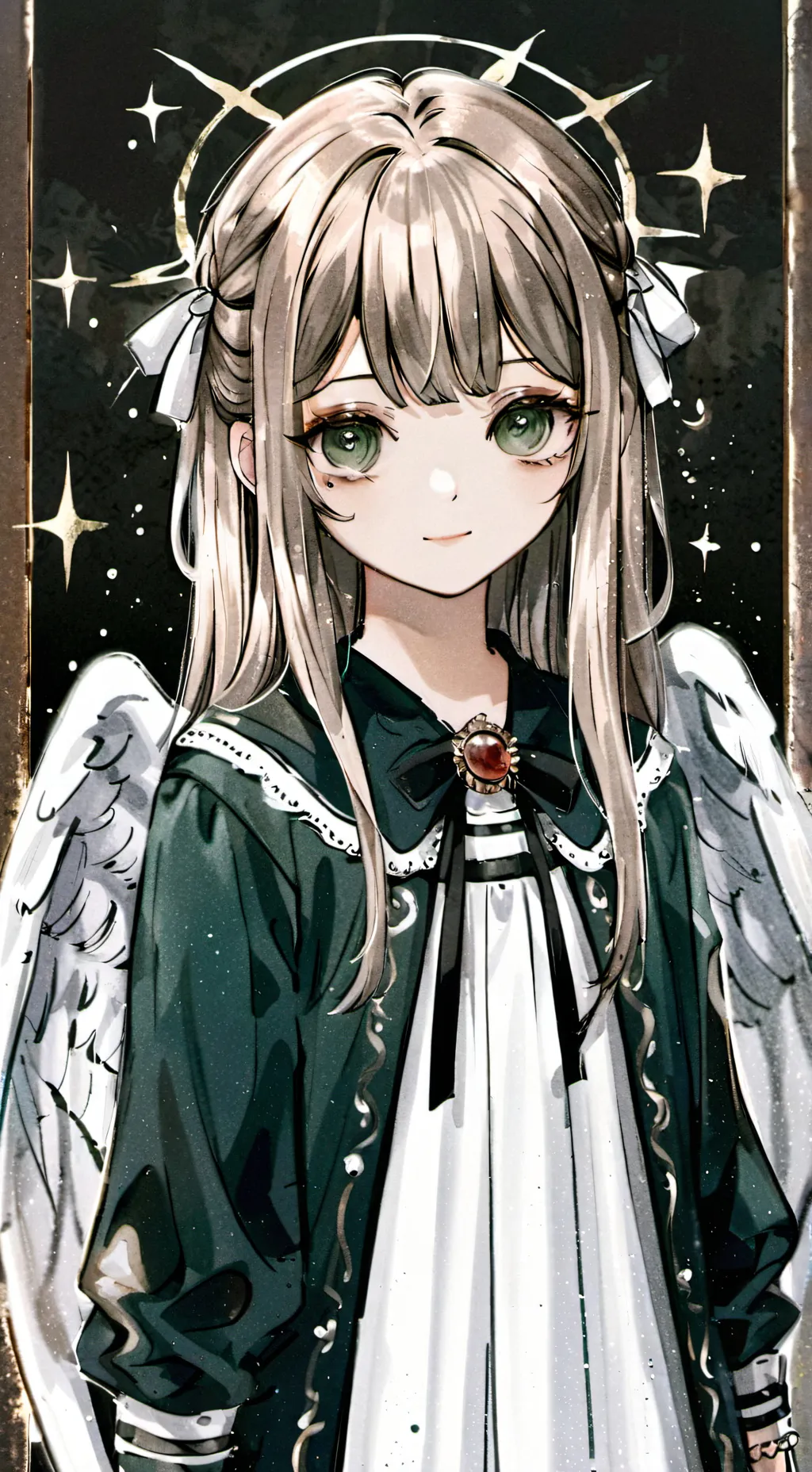 ai character: mha angel background