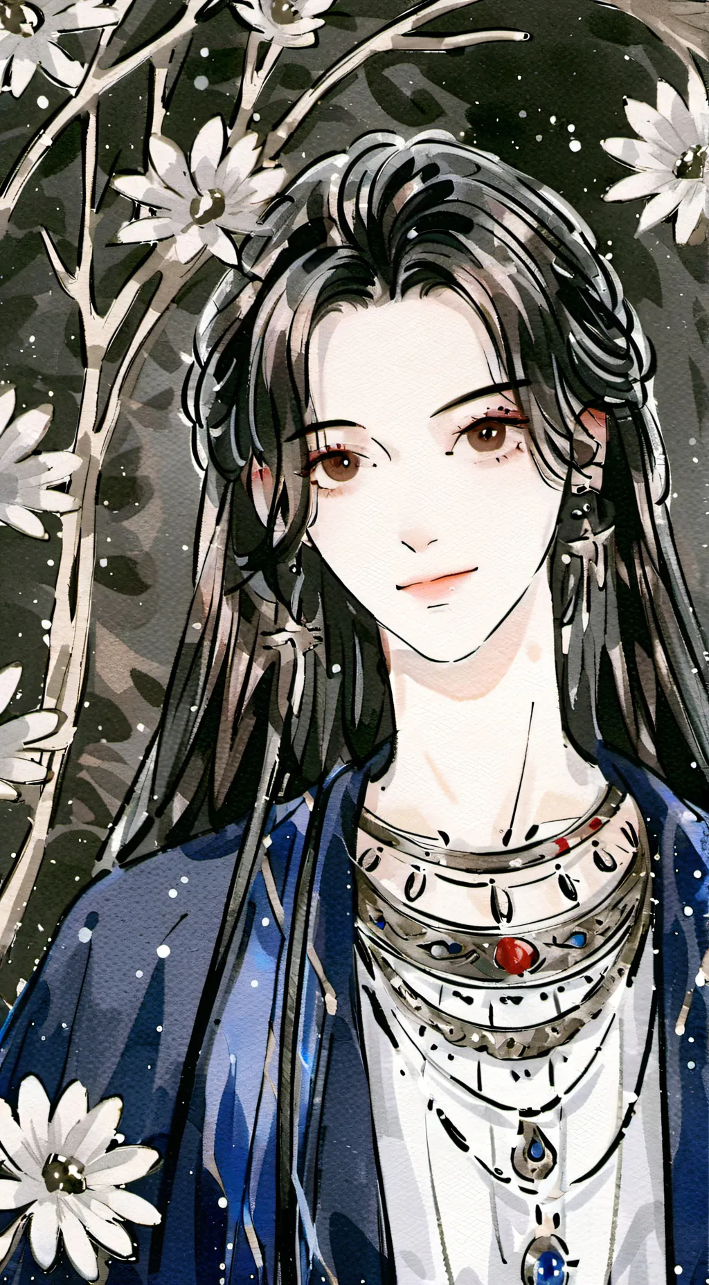 ai character: Akaza  background