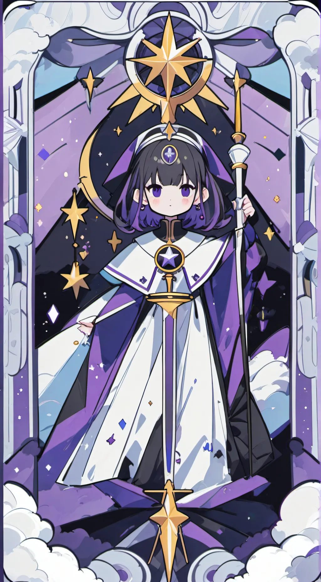 ai character: Wanita malam background