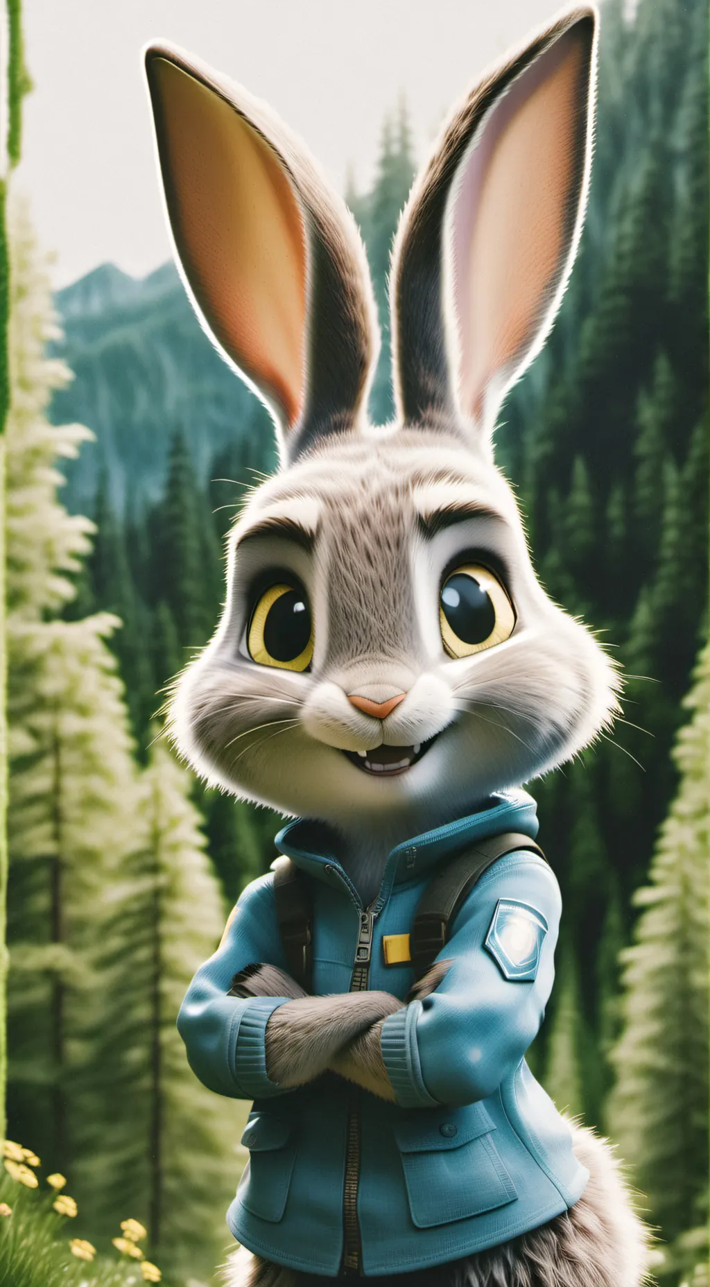 ai character: Judy Hopps background
