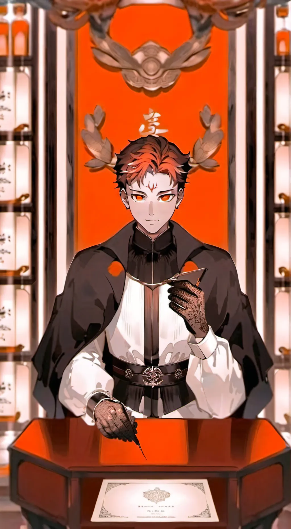 ai character: †Akaza† background