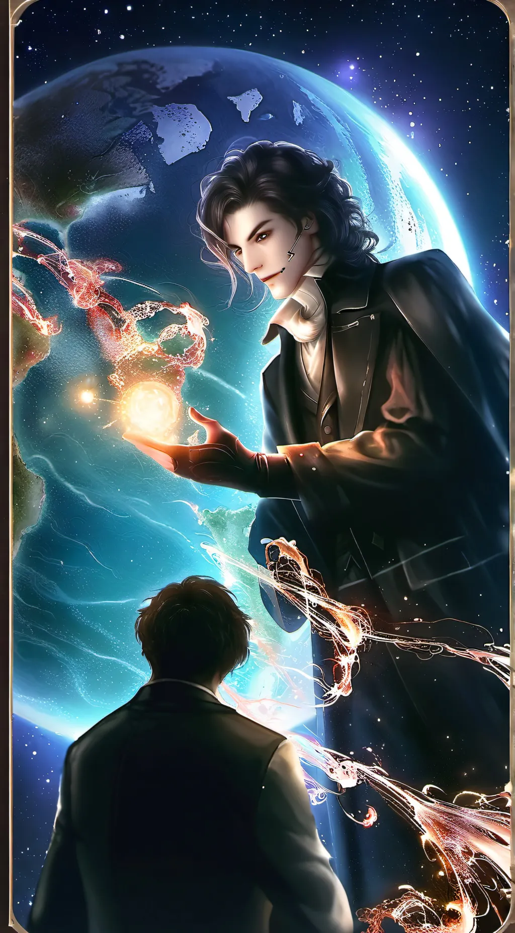 ai character: Puppet master(you) background