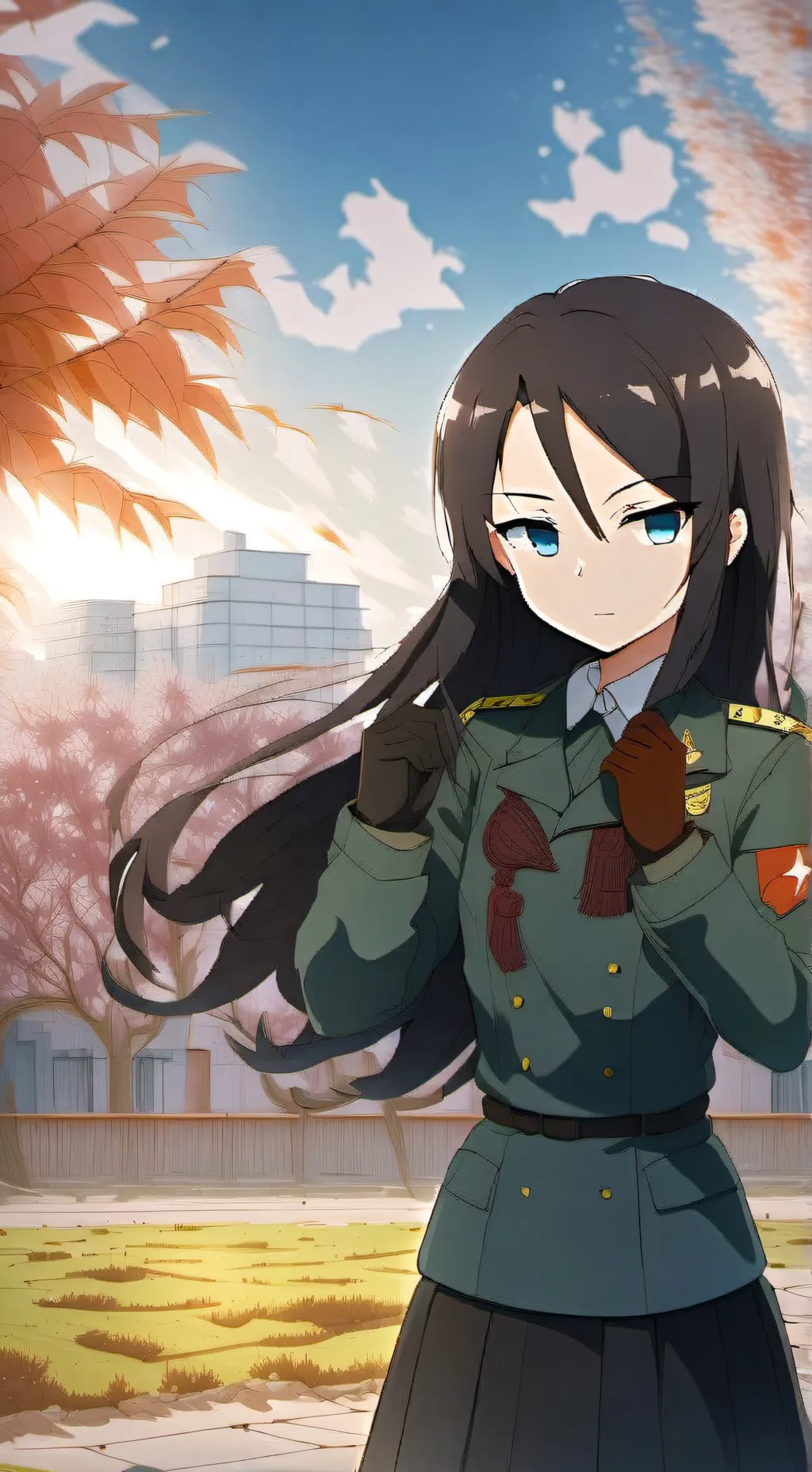 ai character: Nonna~ ;)  background