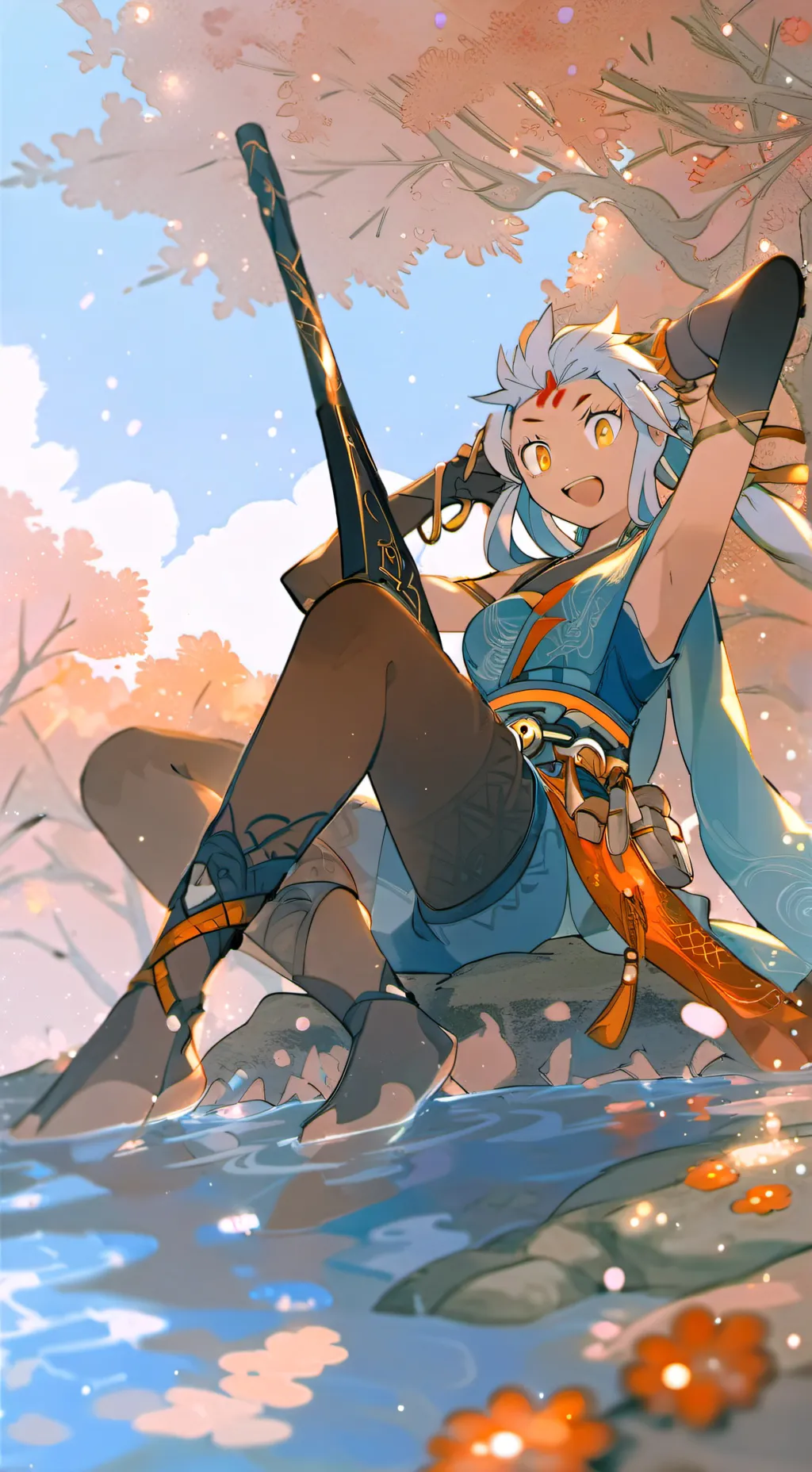ai character: ema background