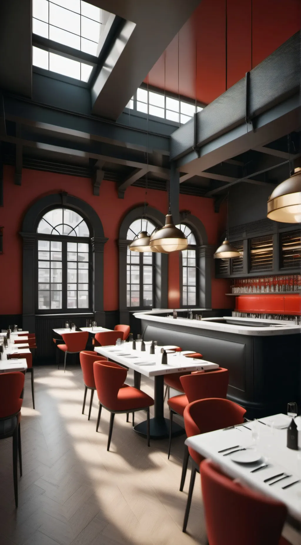 ai character: Station Restaurant background