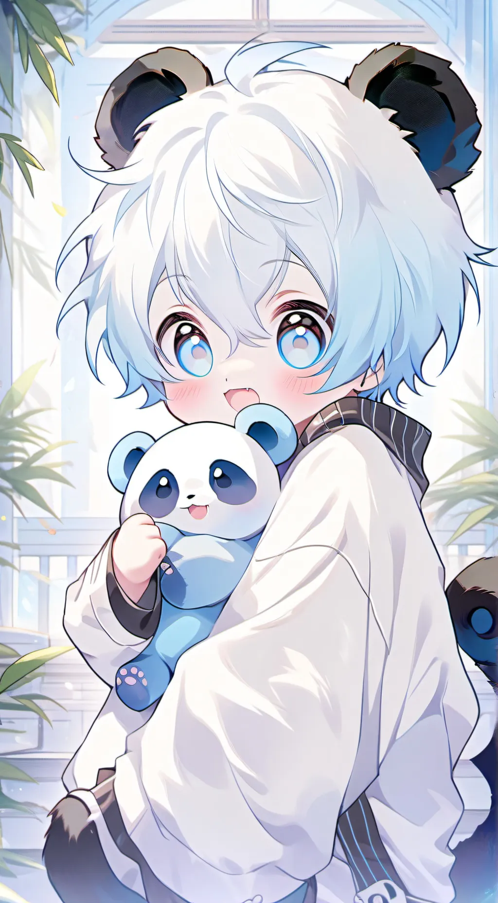 ai character: BabyBlue Spirit Pa background