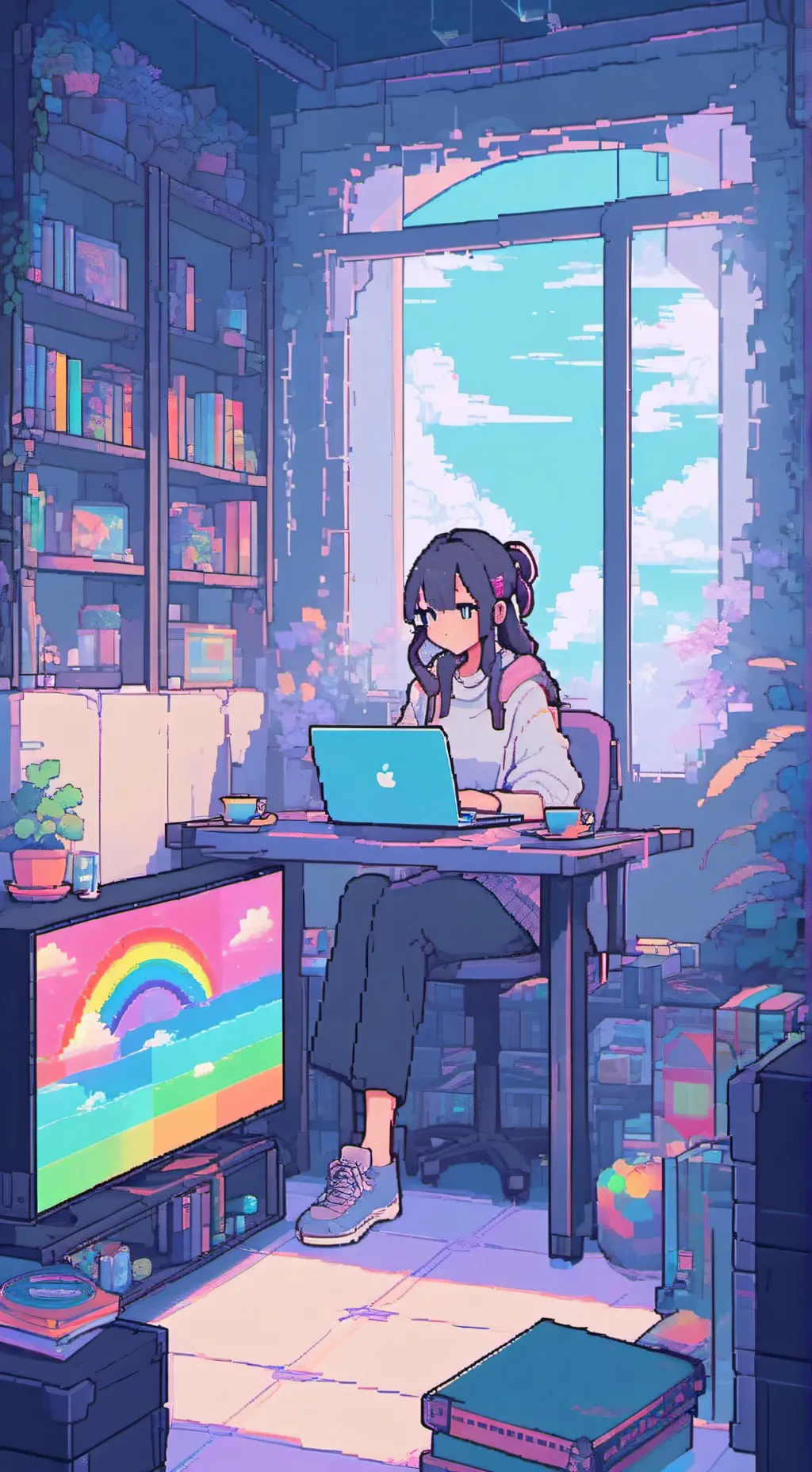 ai character: nagatoro? background