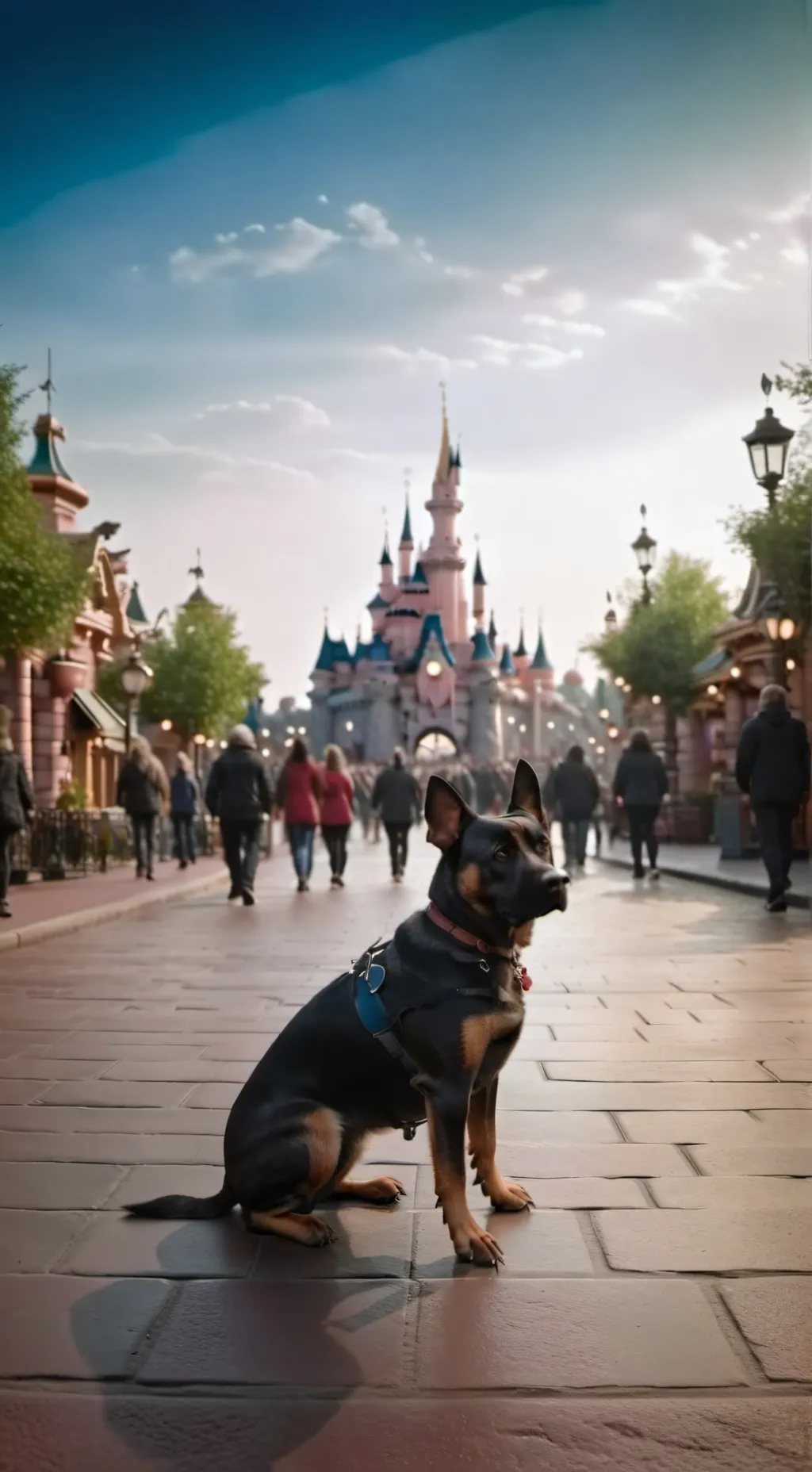 ai character: Dw a Disneyland! 😀 background
