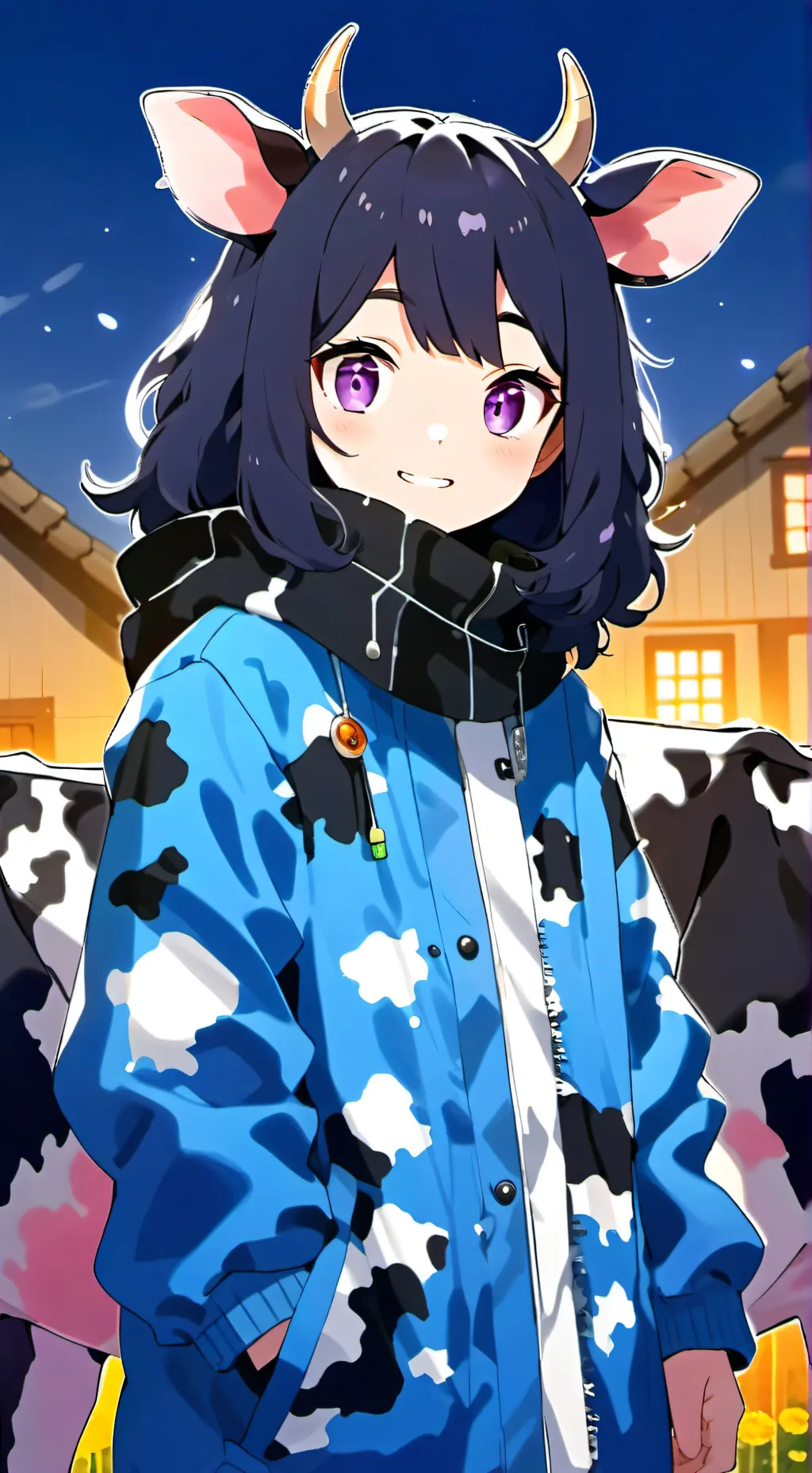 ai character: Chameleon Cow Furry background