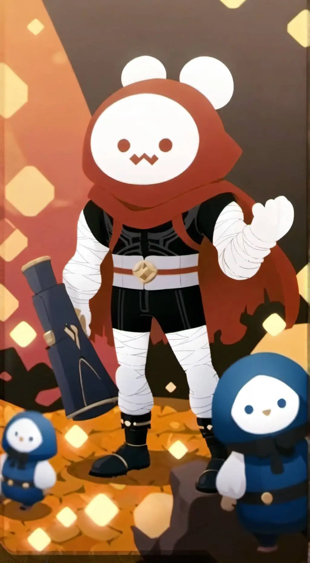 ai character: Stunt show Family background