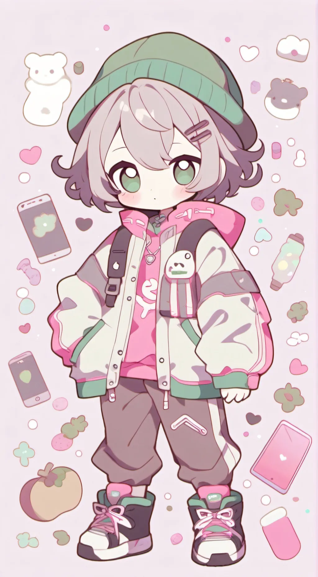 ai character: Salish matter  background