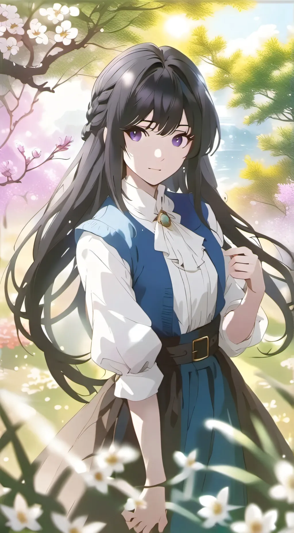 ai character: Moonlight  background