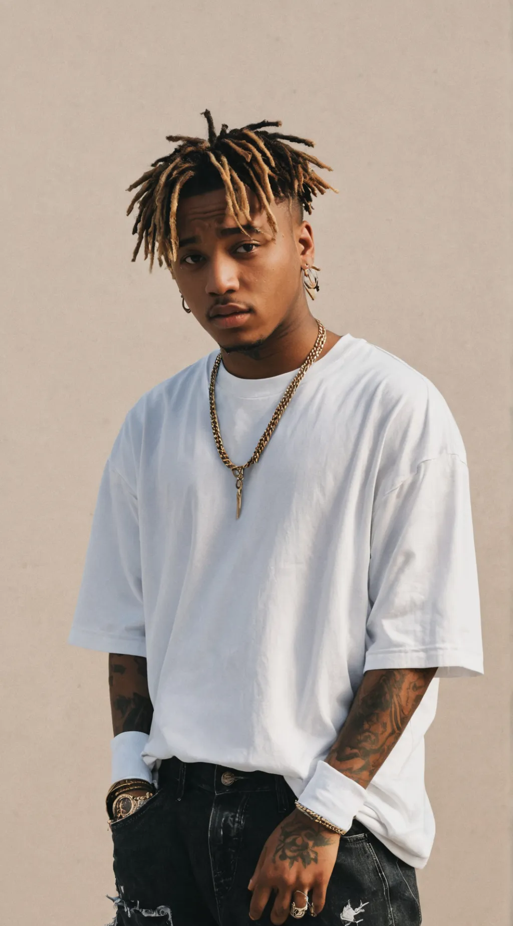 ai character: Juice WRLD background