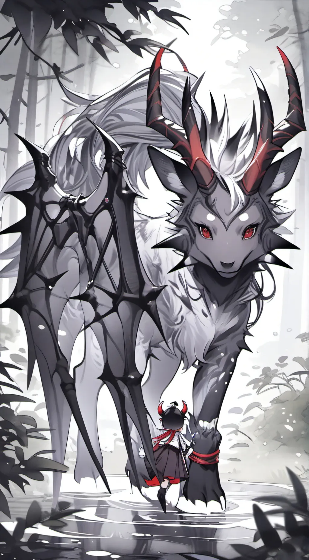 ai character: Whitesone background