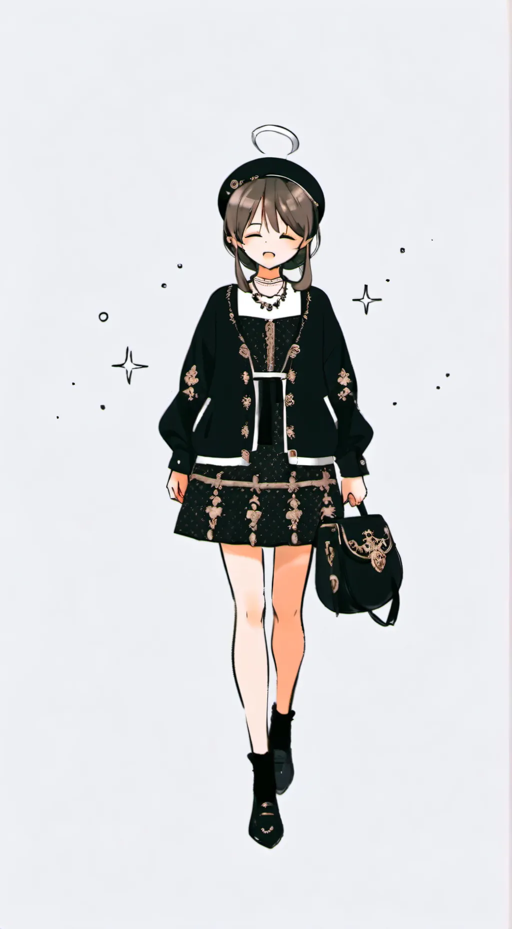 ai character: Uraraka x Shinobo background