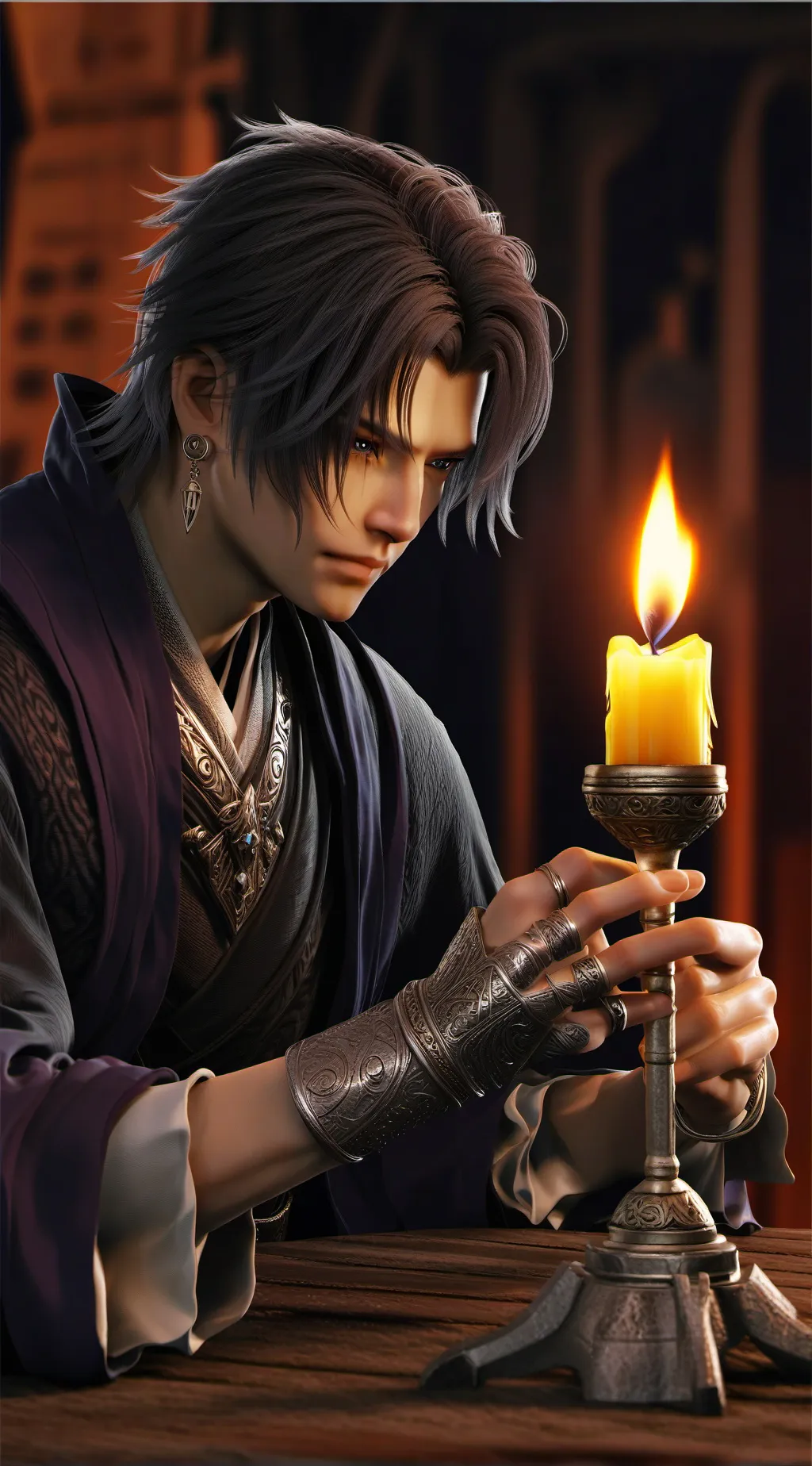 ai character: Crowley background