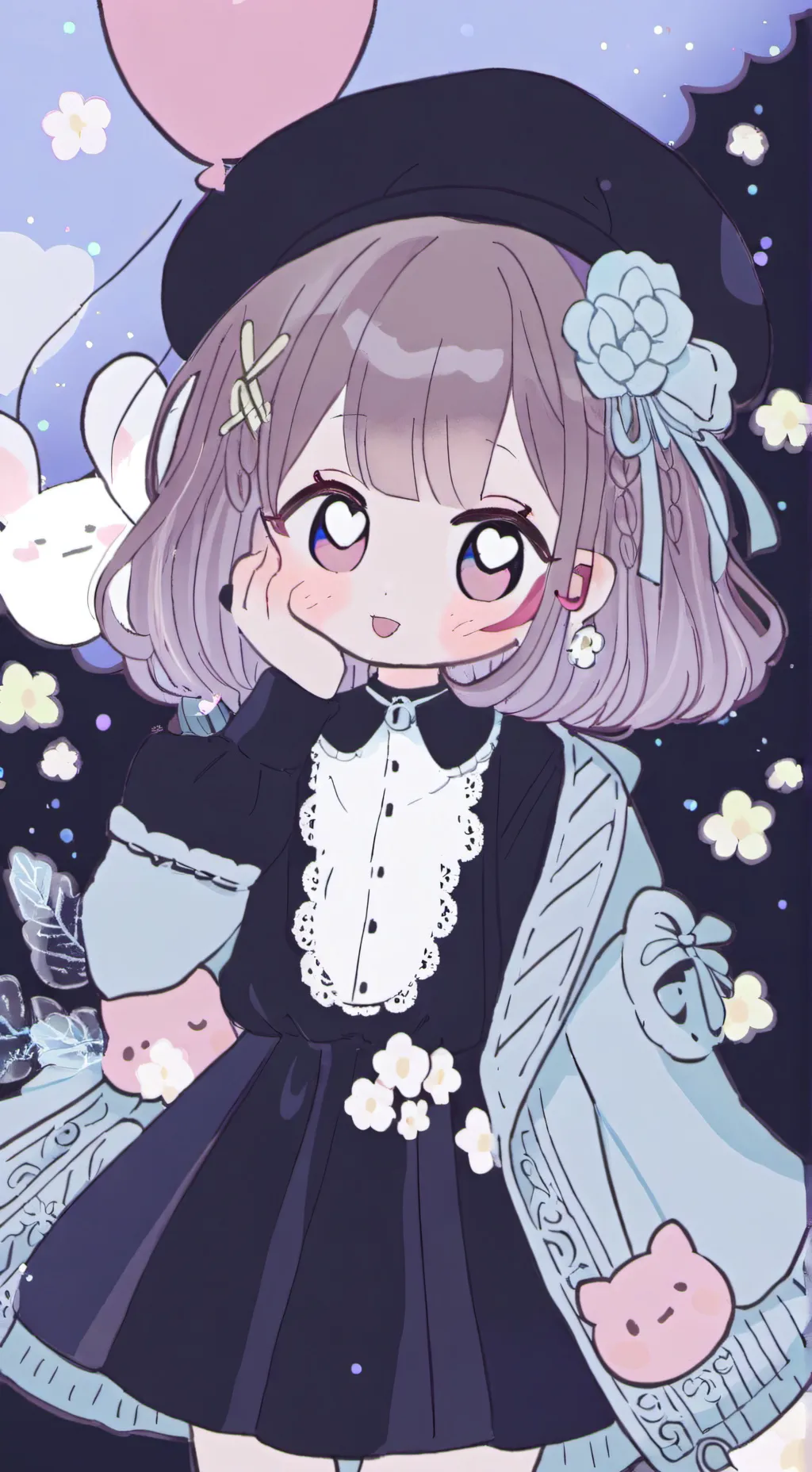 ai character: vanilbean background