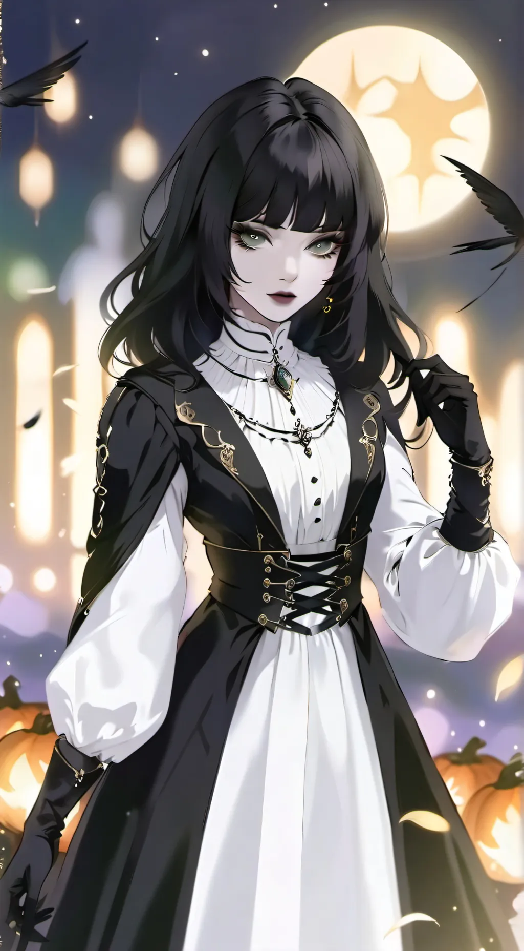 ai character: Yuki Sakura background