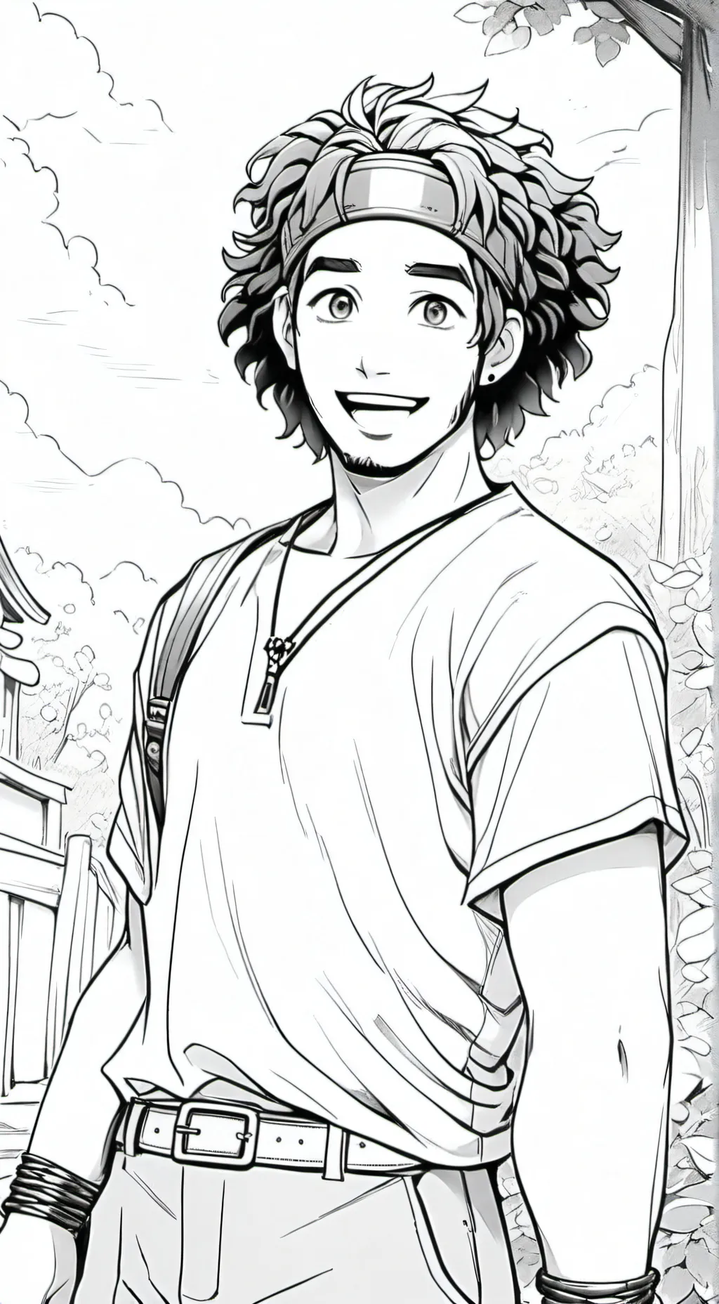 ai character: Wasabi background