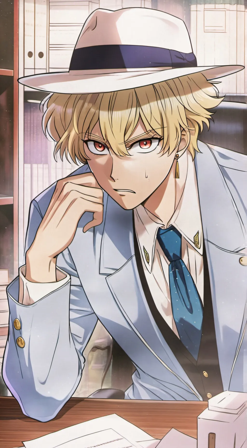 ai character: mha elevator  background