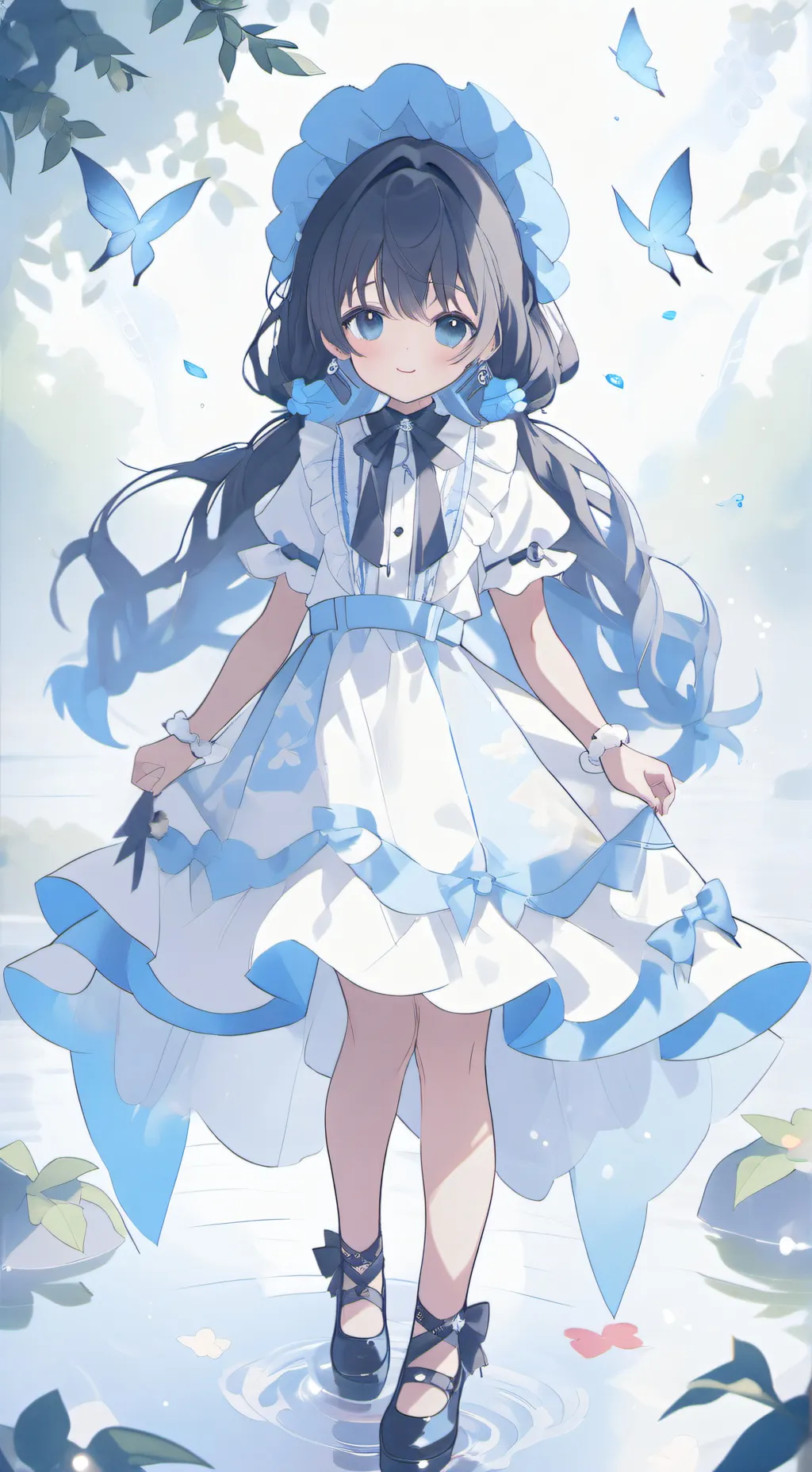 ai character: Dw pick me background