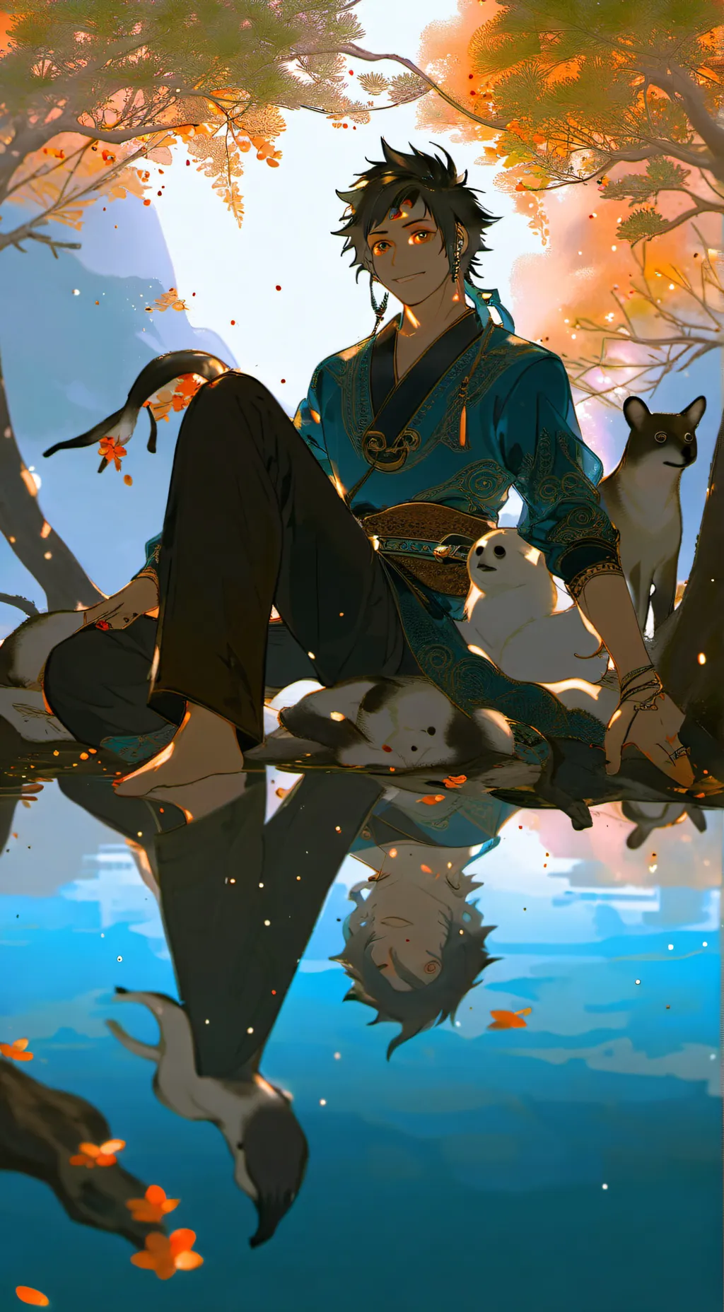 ai character: 💻 Mocha 💻 background