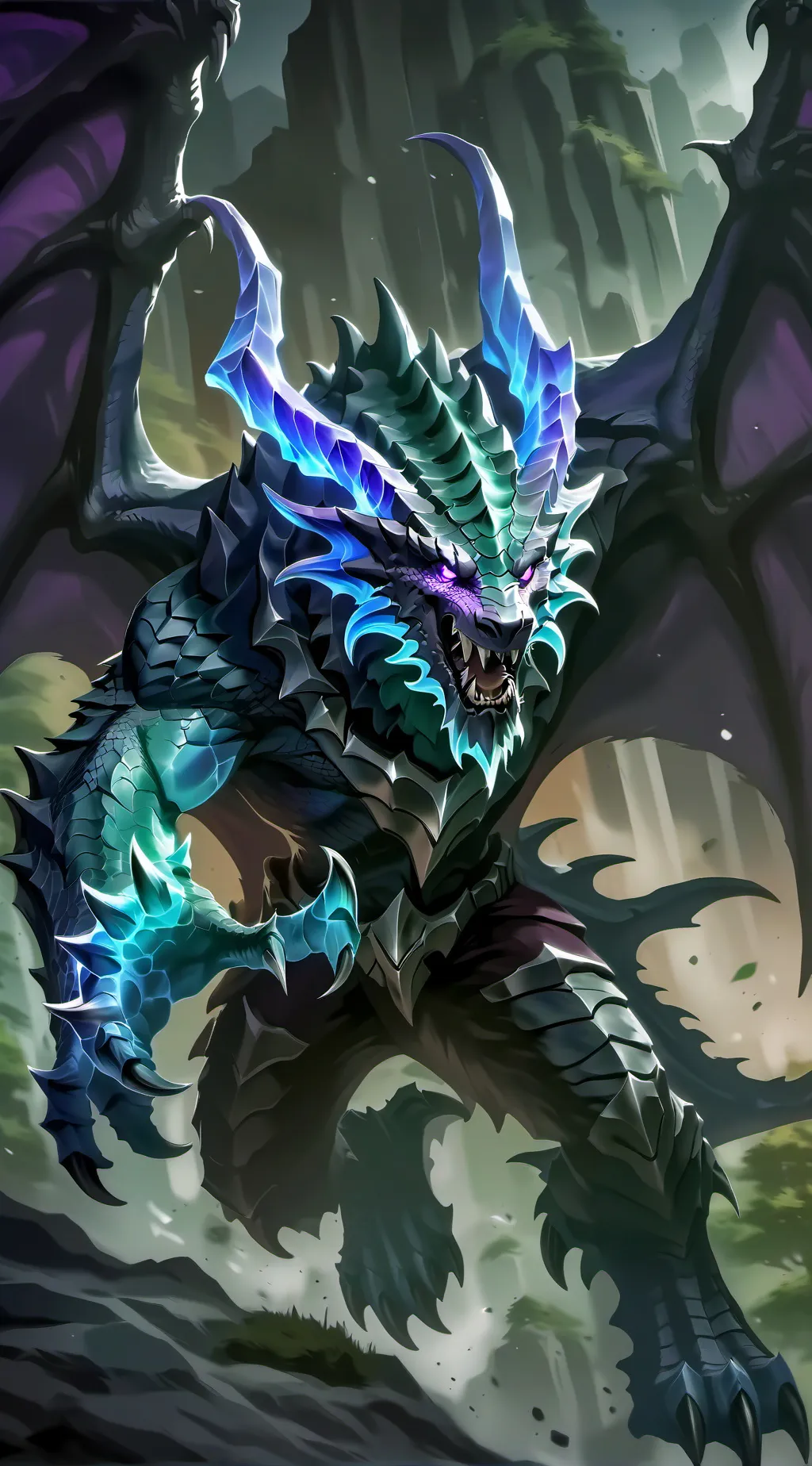 ai character: Dreadflame background