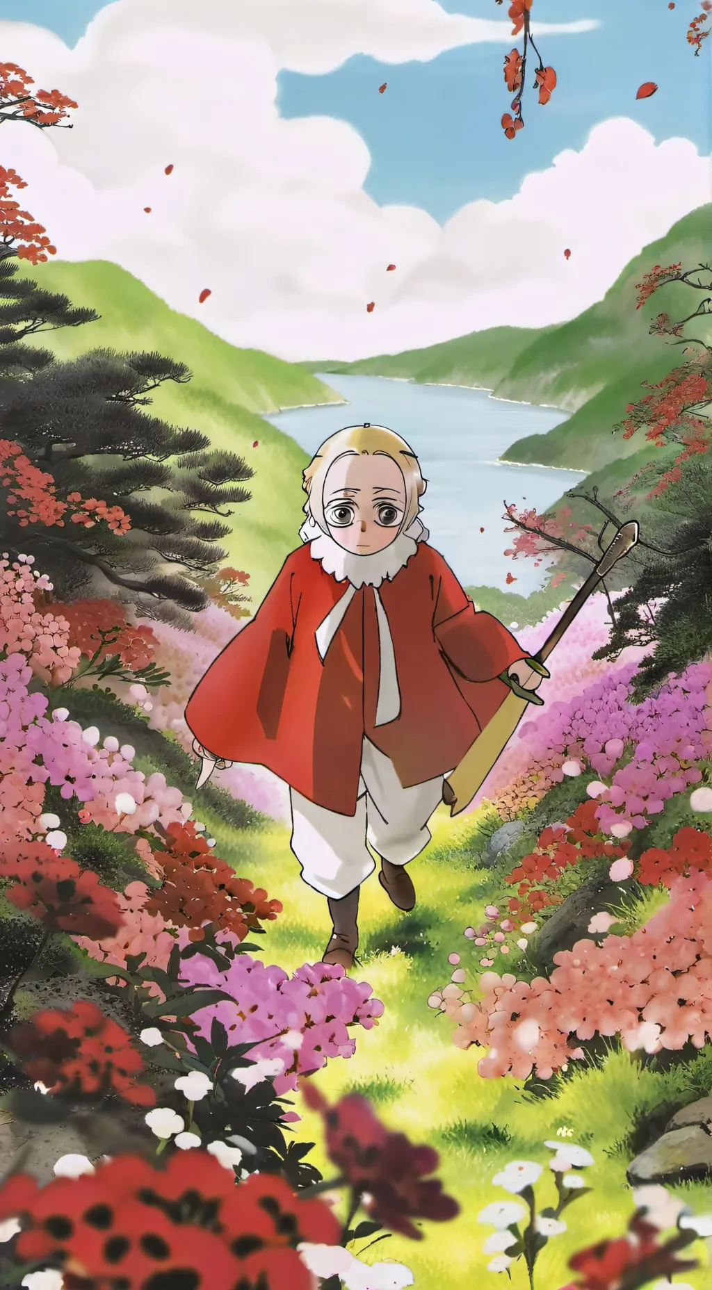 ai character: Glisten  background