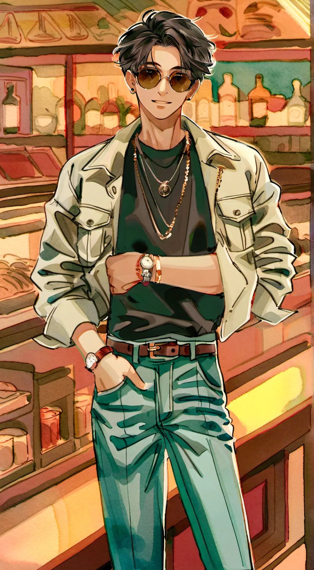ai character: Tristan  background