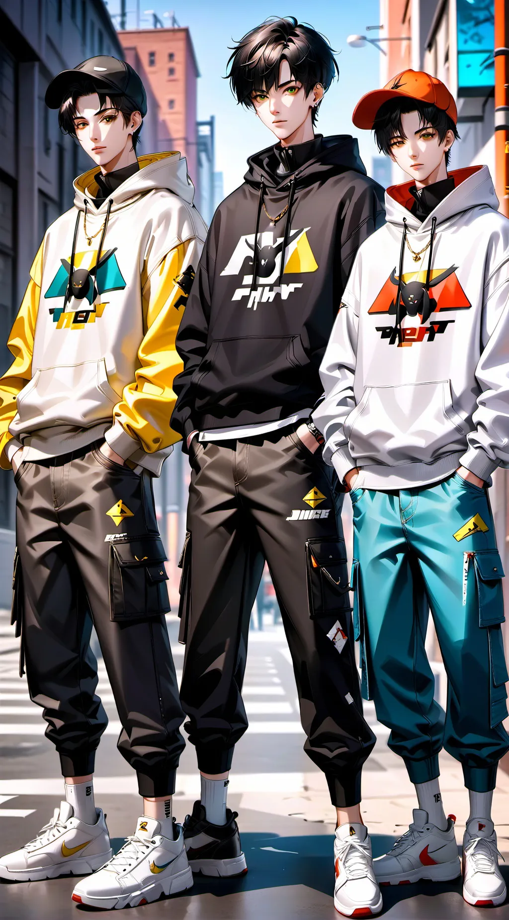 ai character: Best friends ￼ background