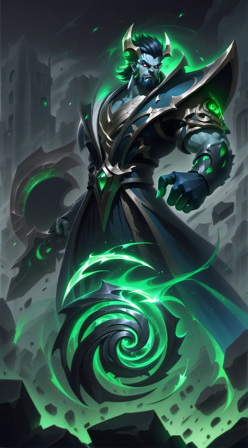 ai character: Roblox Demonology  background