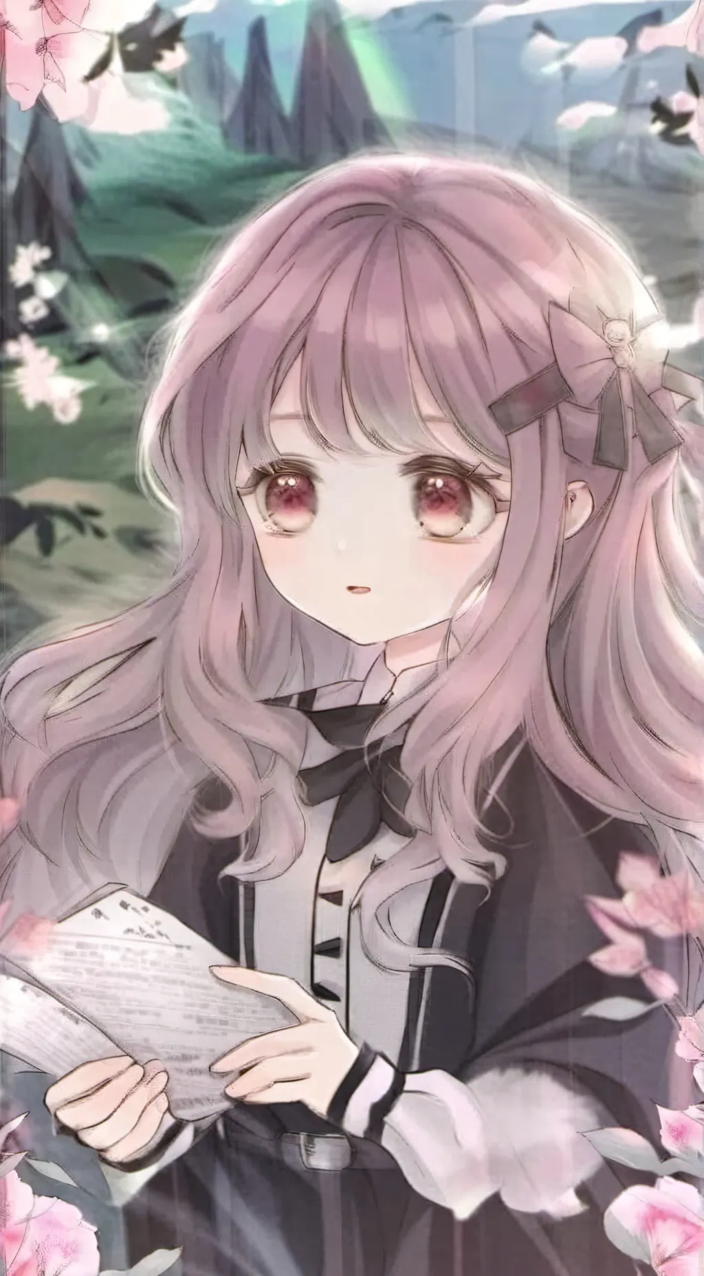 ai character: 心心 background