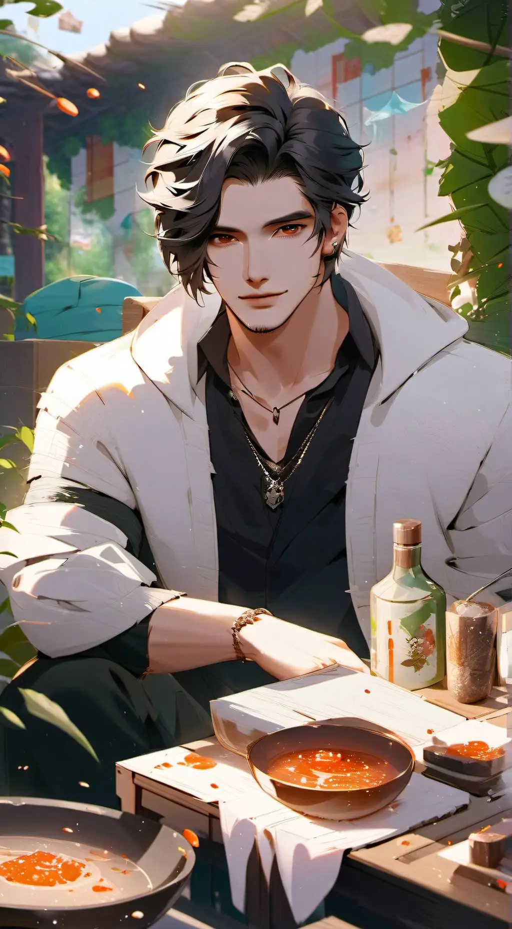 ai character: Akira Tanaka background
