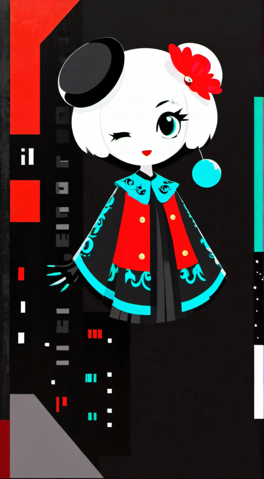 ai character: demon slayer  background