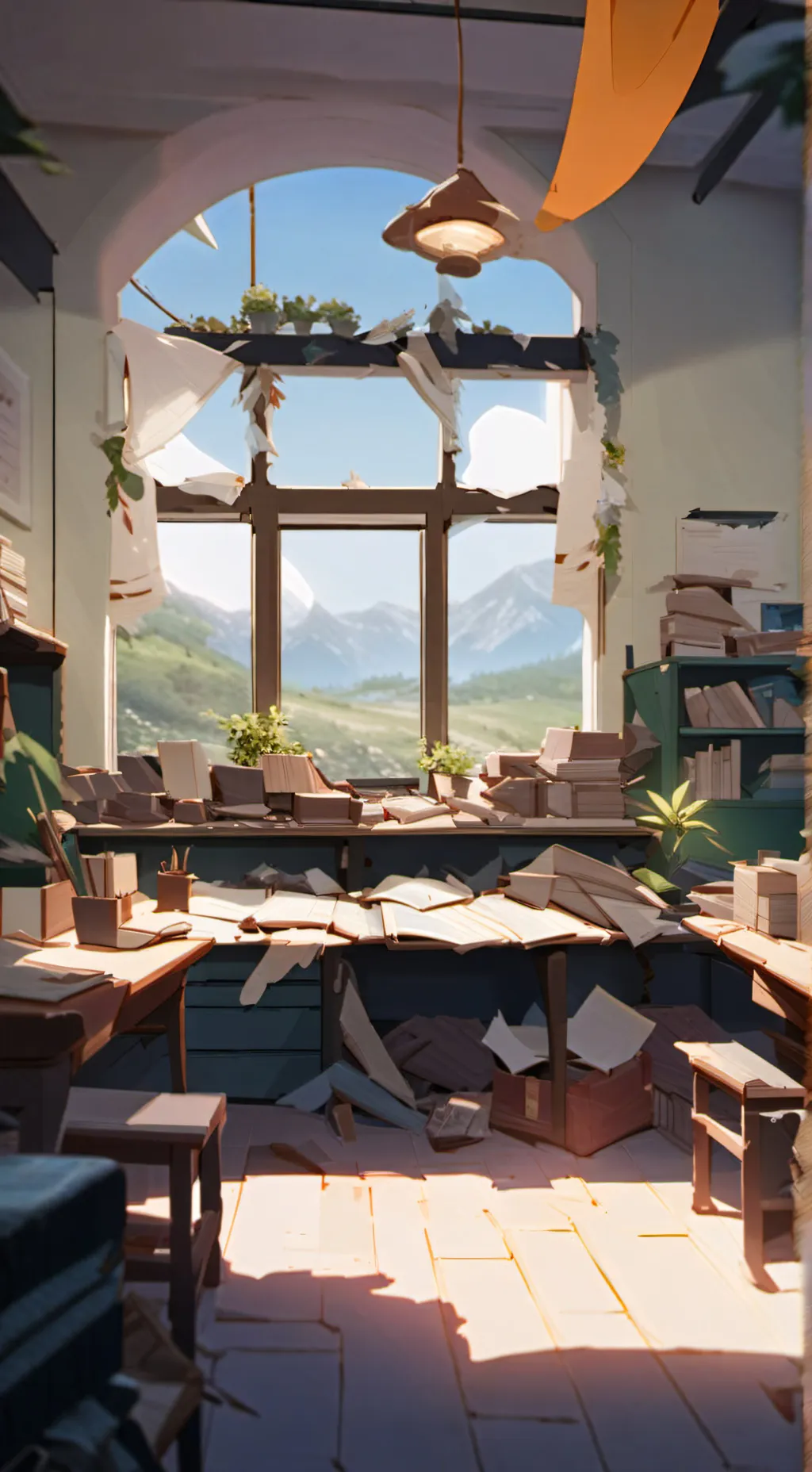 ai character: Jeksendalskolen background