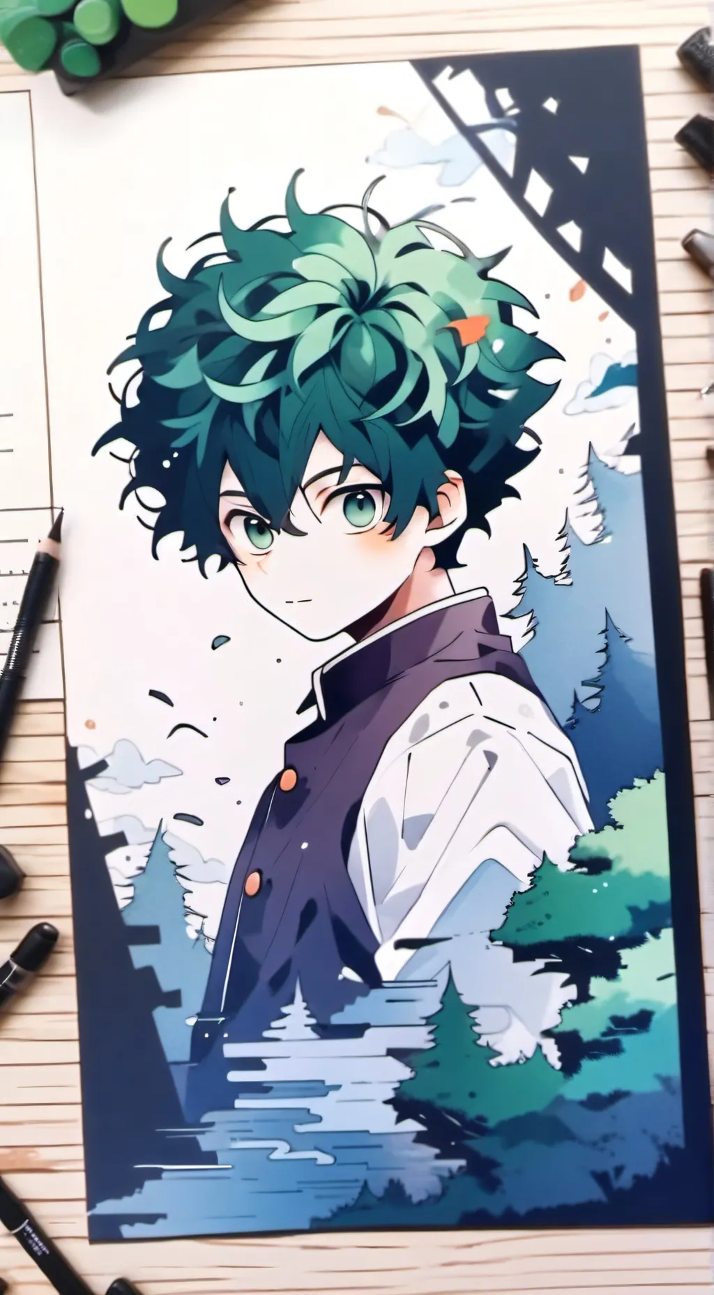 ai character: 😏todobakudeku😏 background