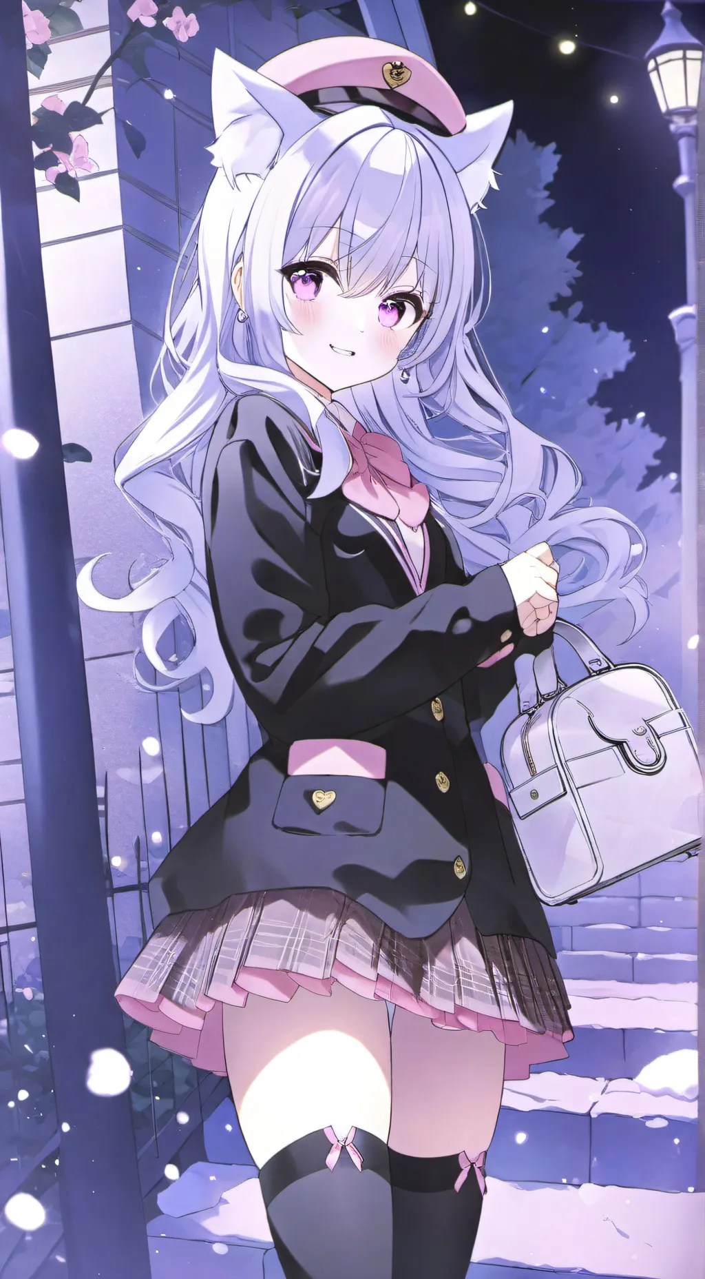 ai character: Sakura background