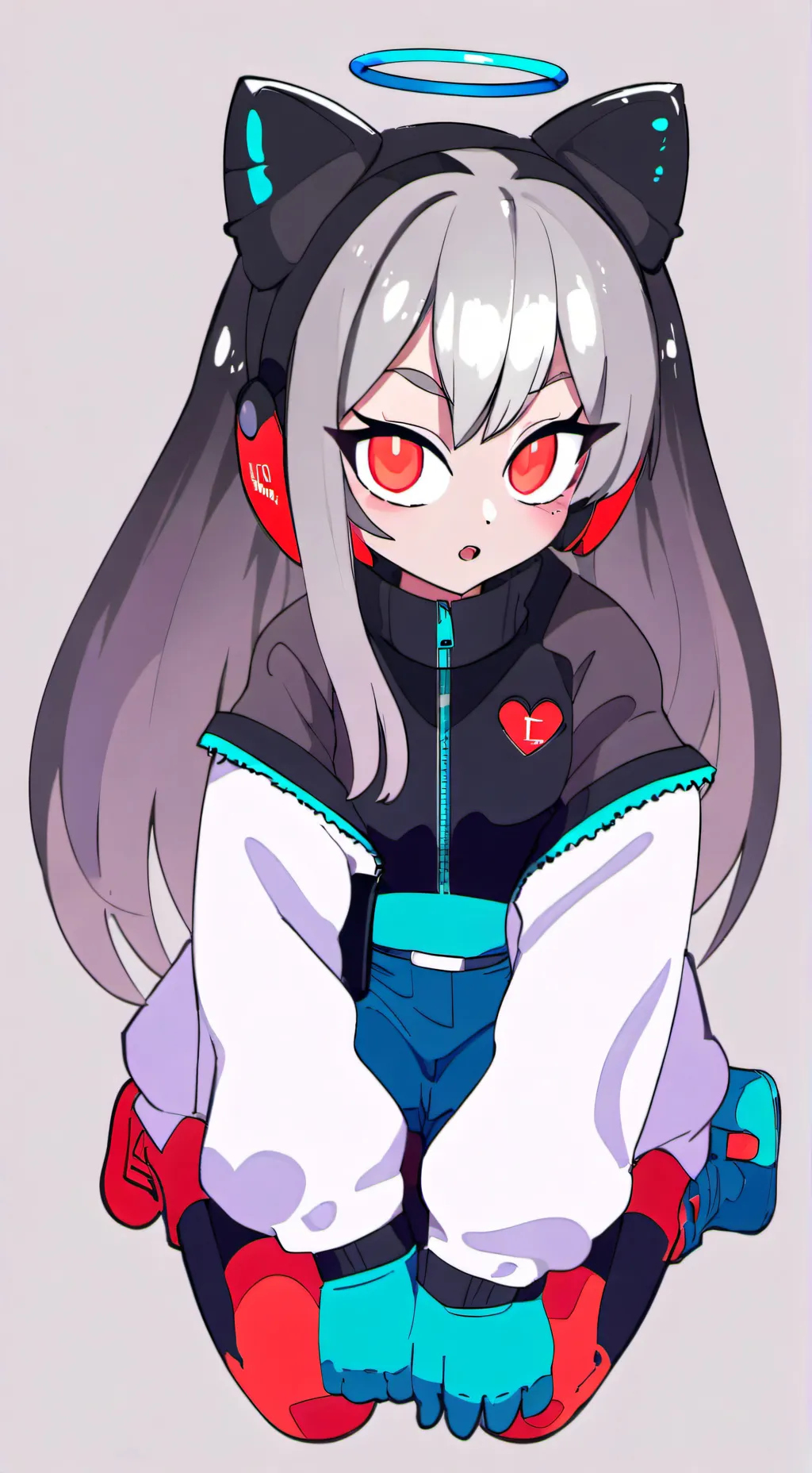 ai character: rouge background