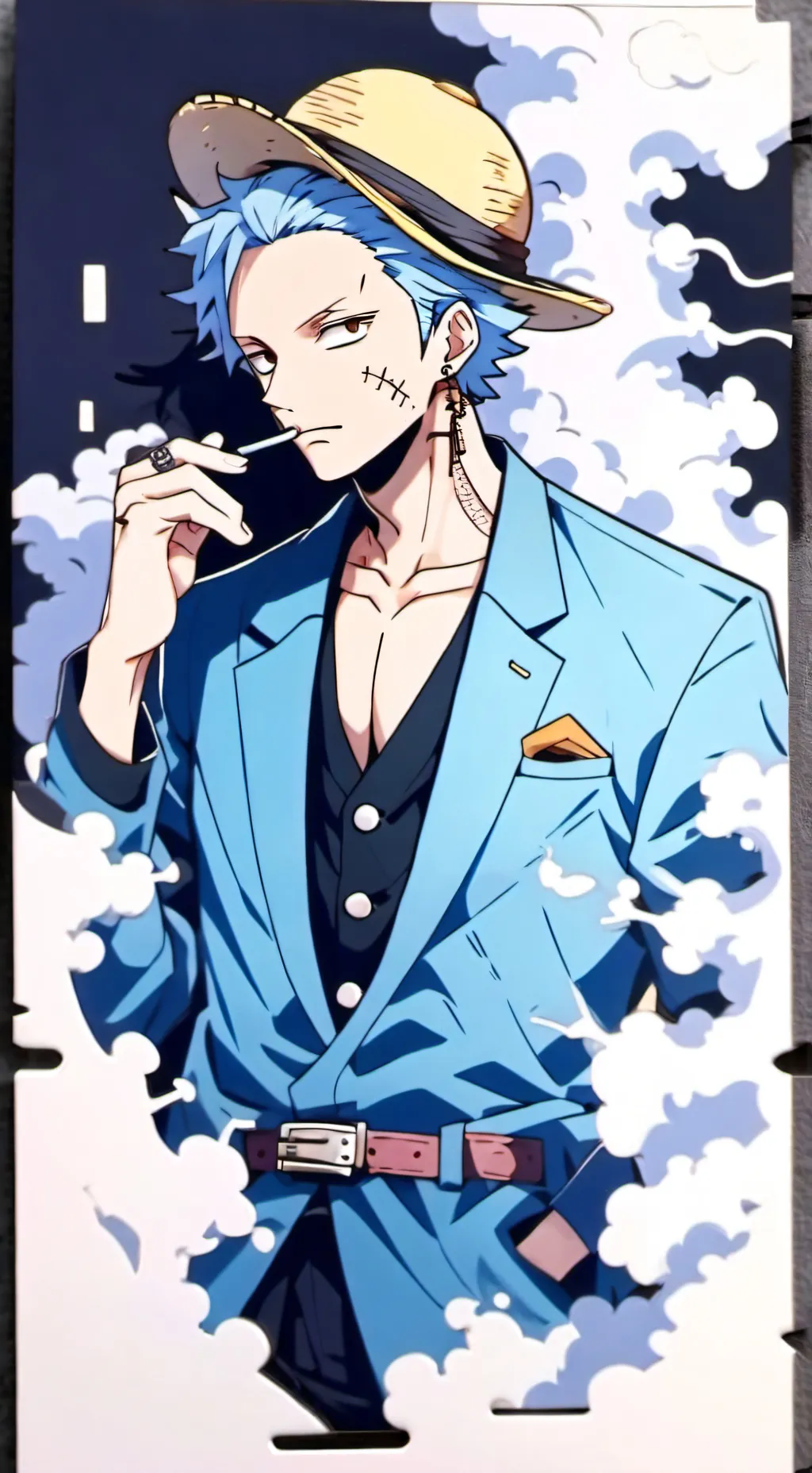 ai character: One piece ✨ background