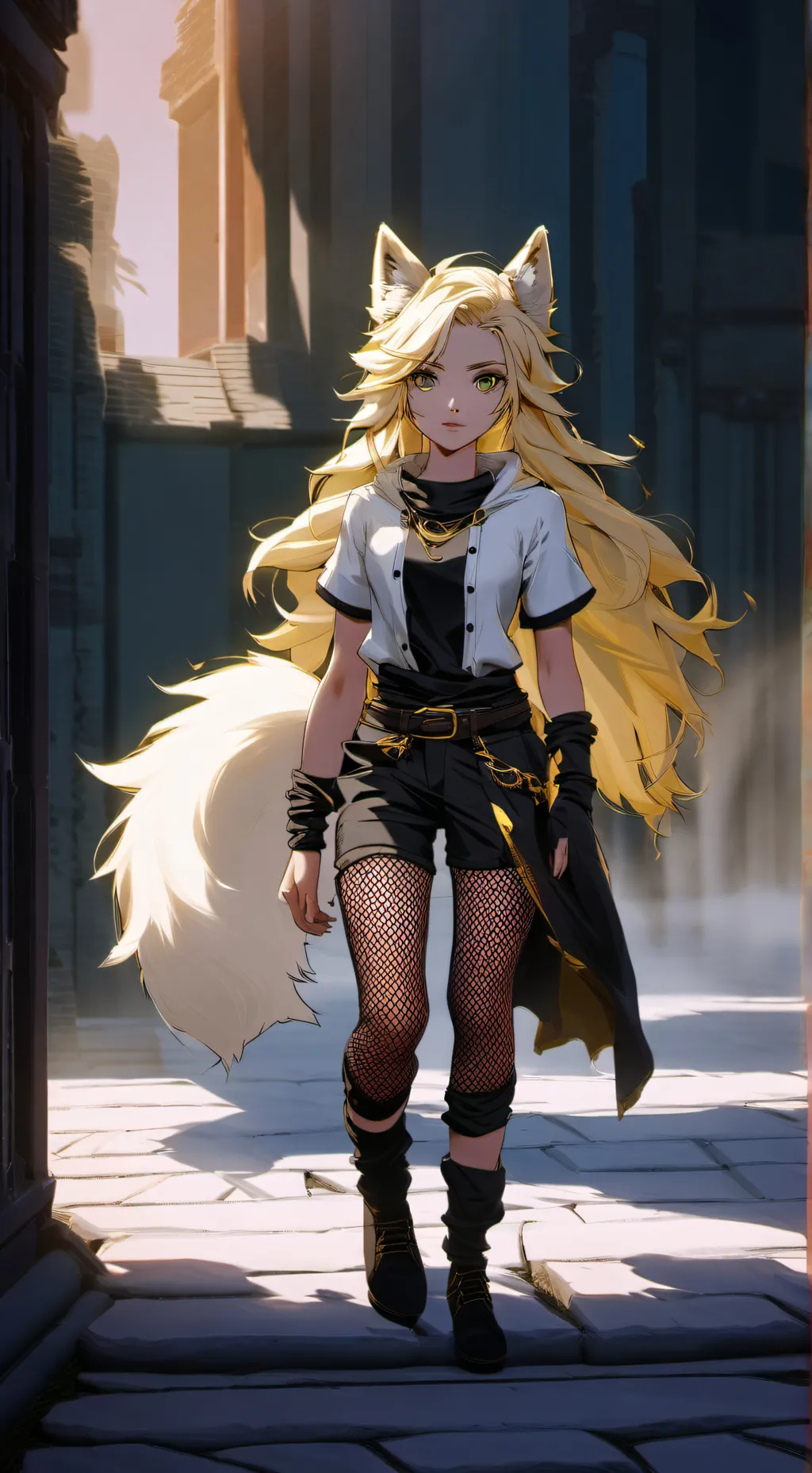 ai character: animal y/n JJK background