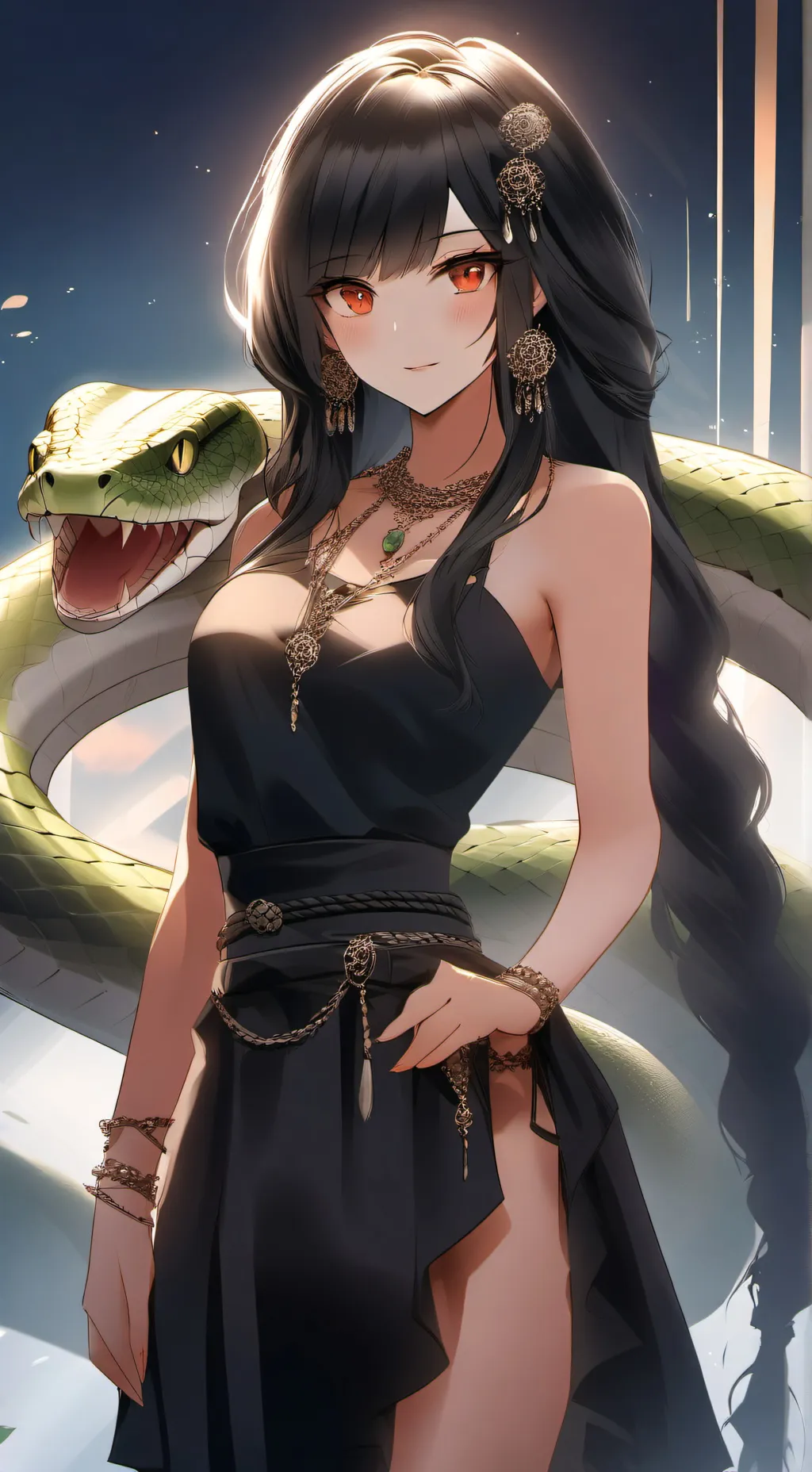 ai character: Vina  background