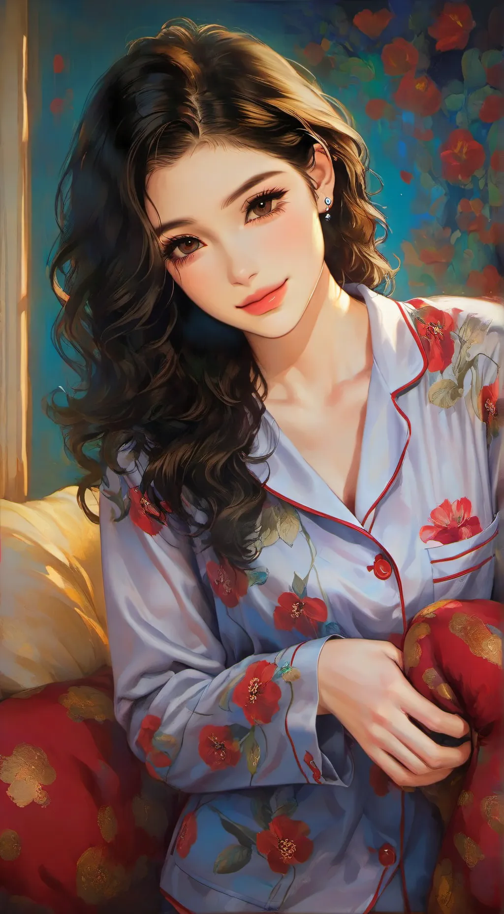 ai character: Íris background