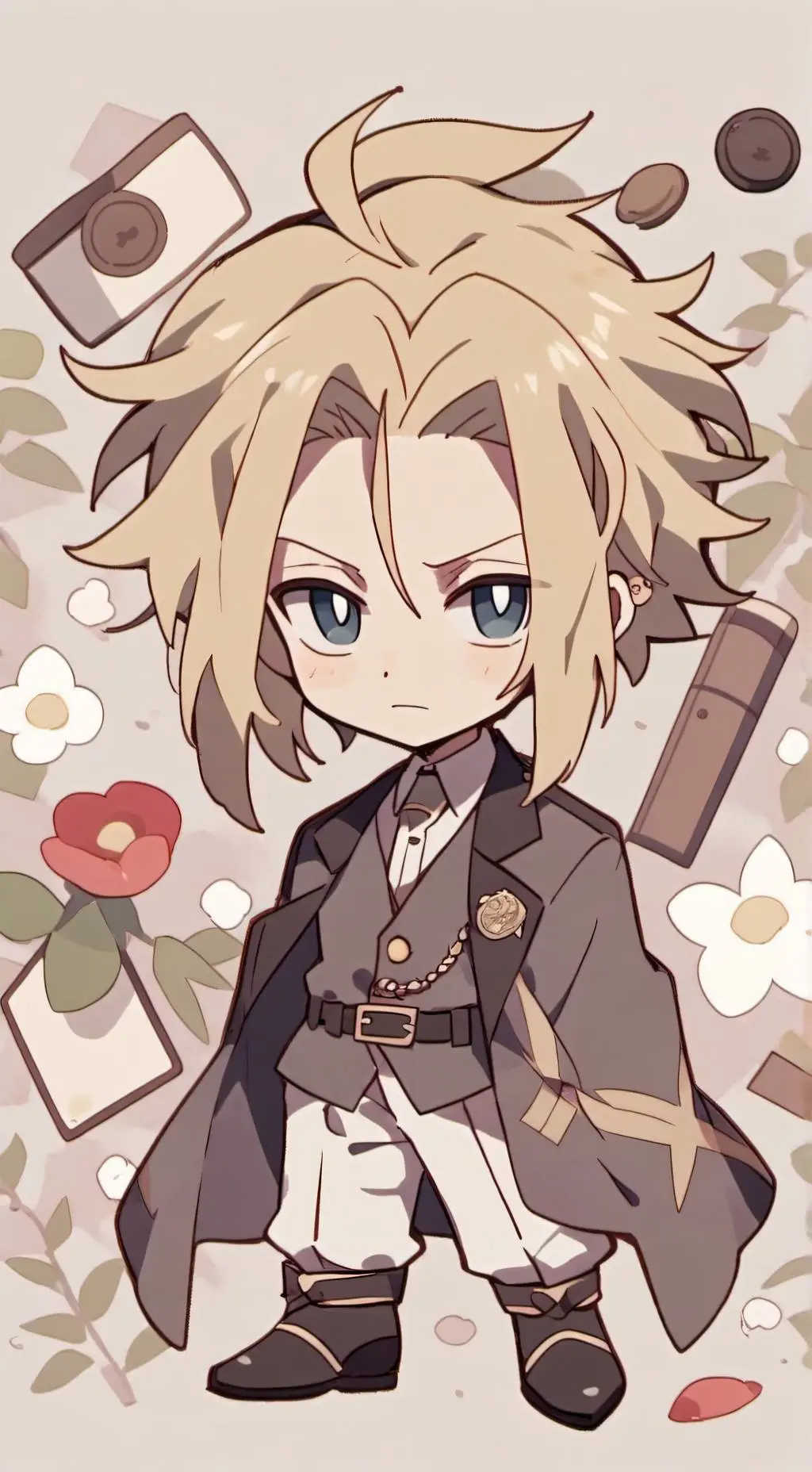 ai character: L. O. V background