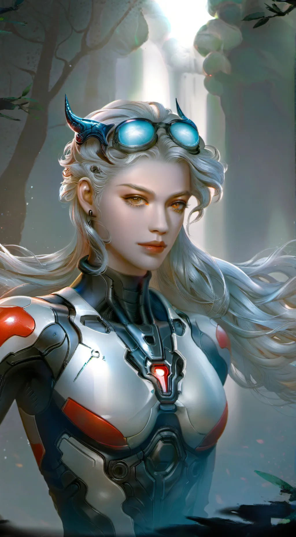 ai character: Luna Silva background