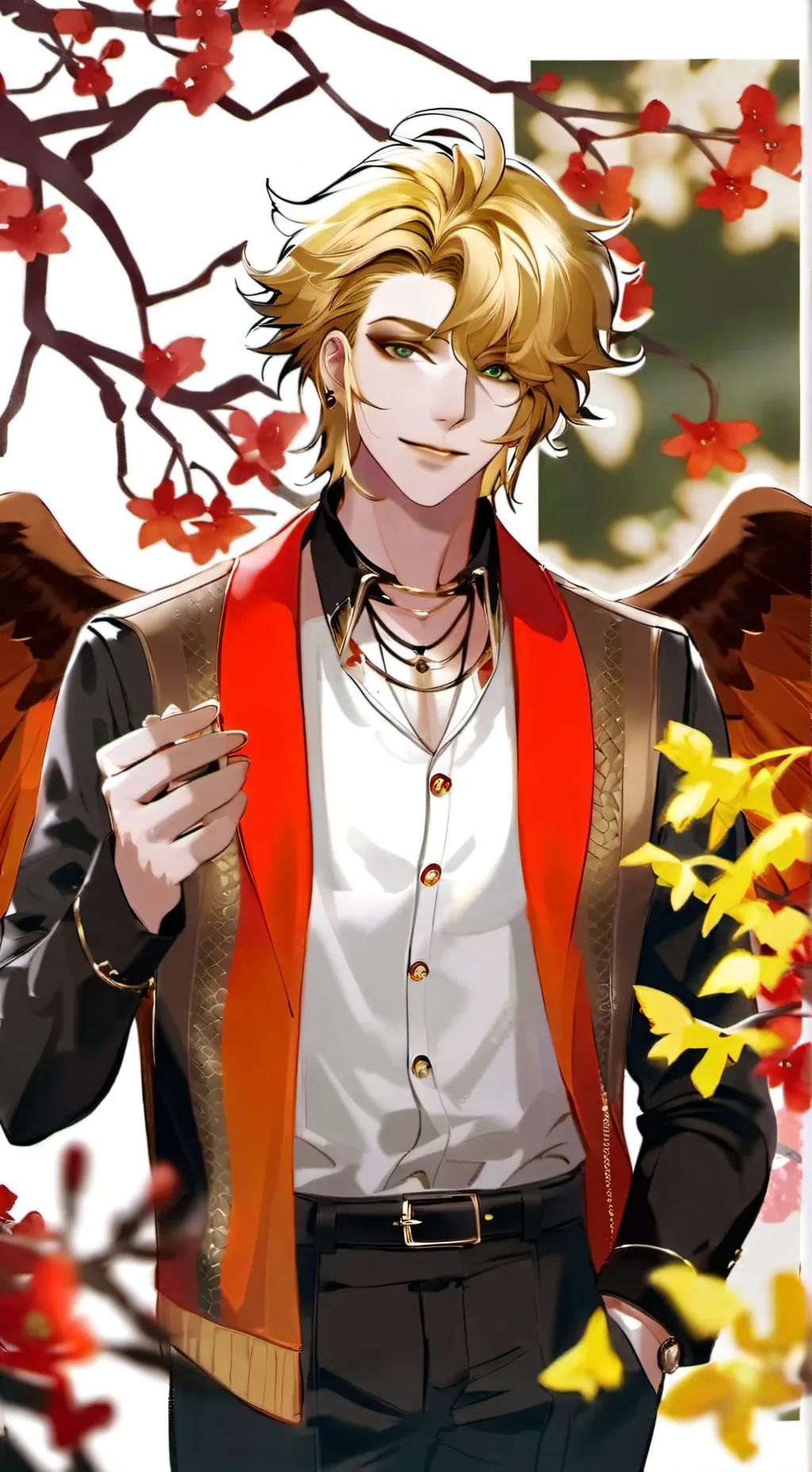 ai character: Hawks bodyguard ✌️ background